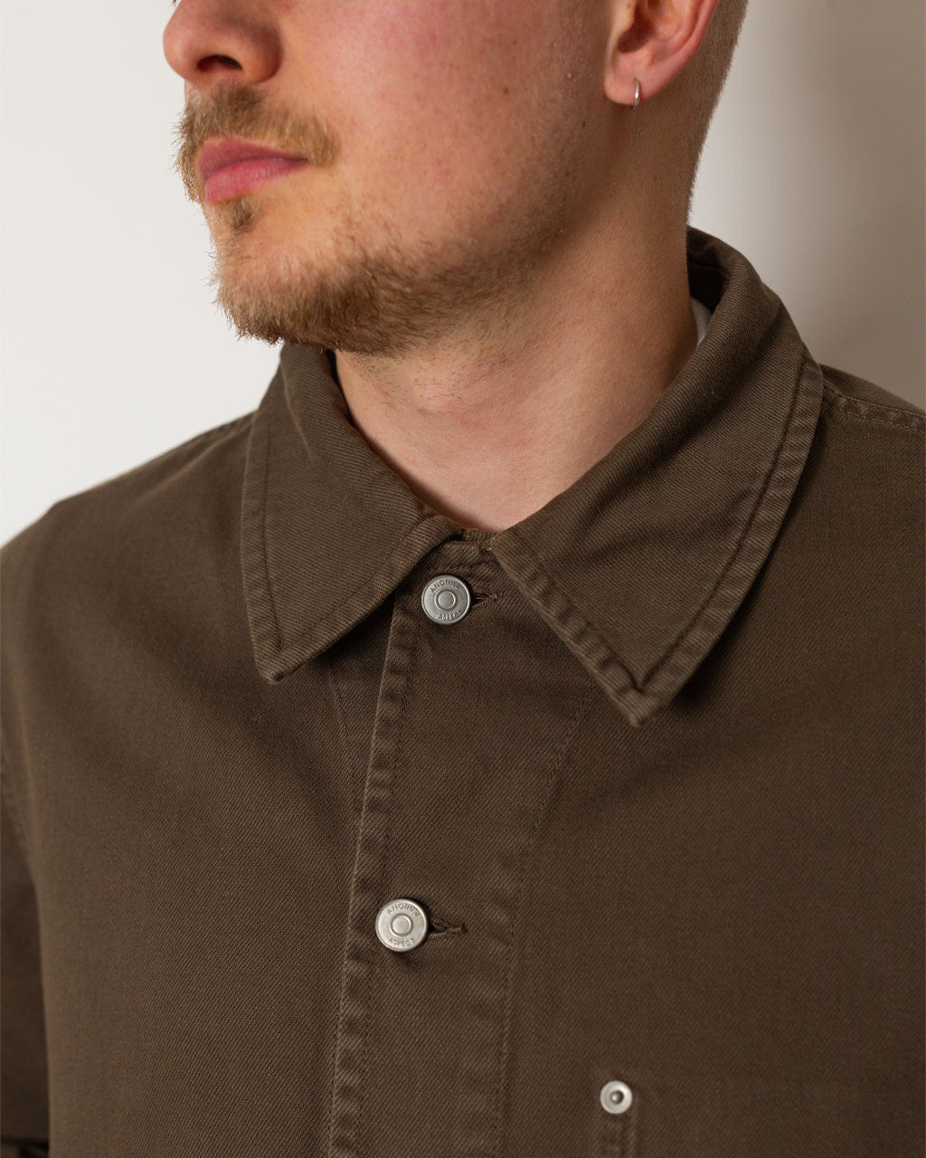Another Aspect Another Denim Jacket - Brown