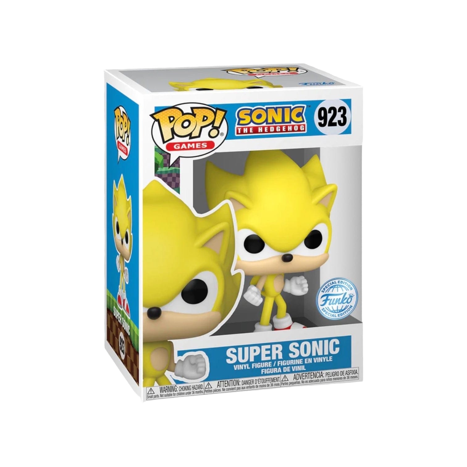 Sonic the Hedgehog Super Sonic #923 with a Chance of Chase Funko Pop! - Sonic the Hedgehog - Special Edition - Pop Figures Exclusive