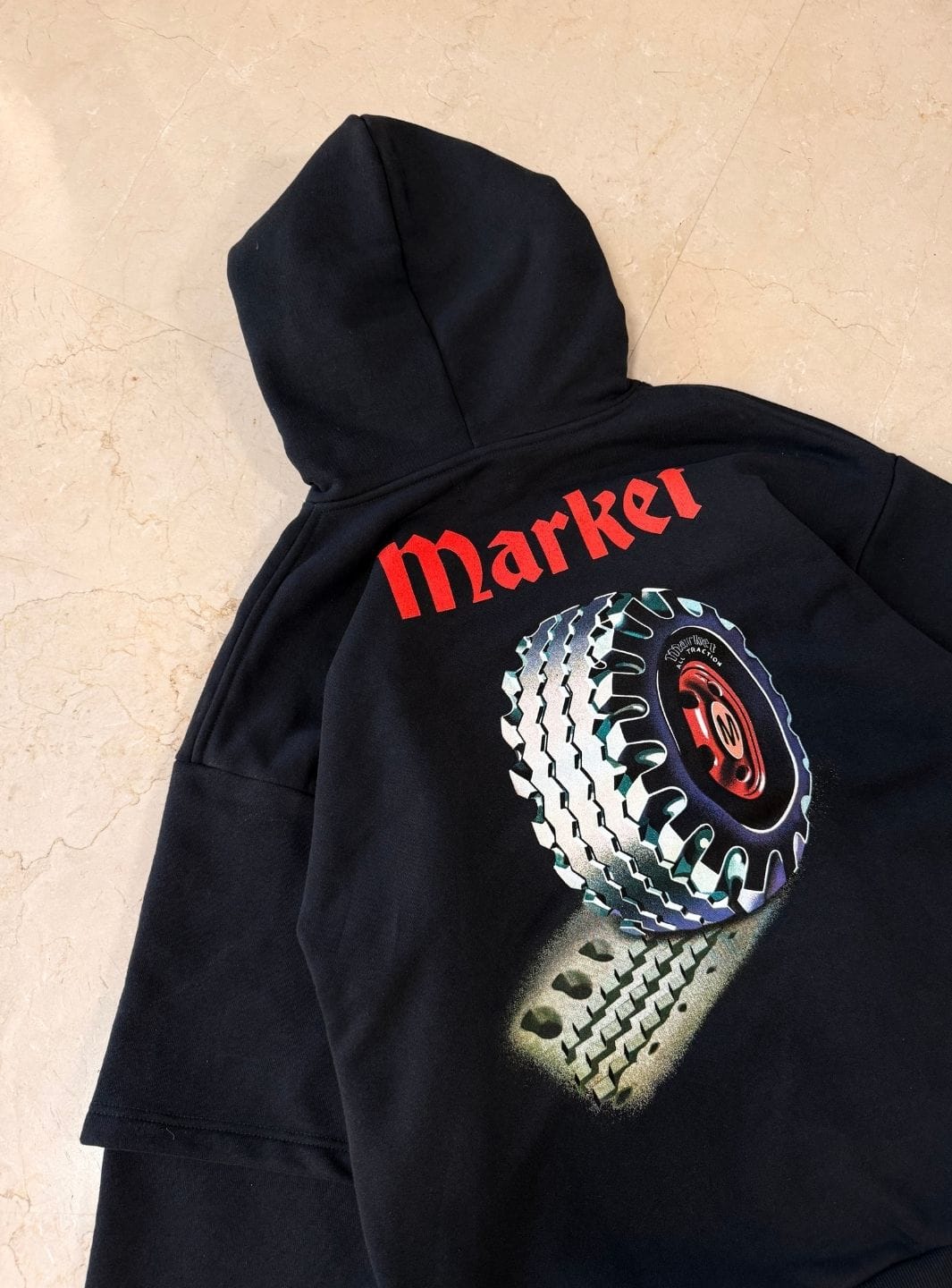 Market Studios Hoodie Pirate Black