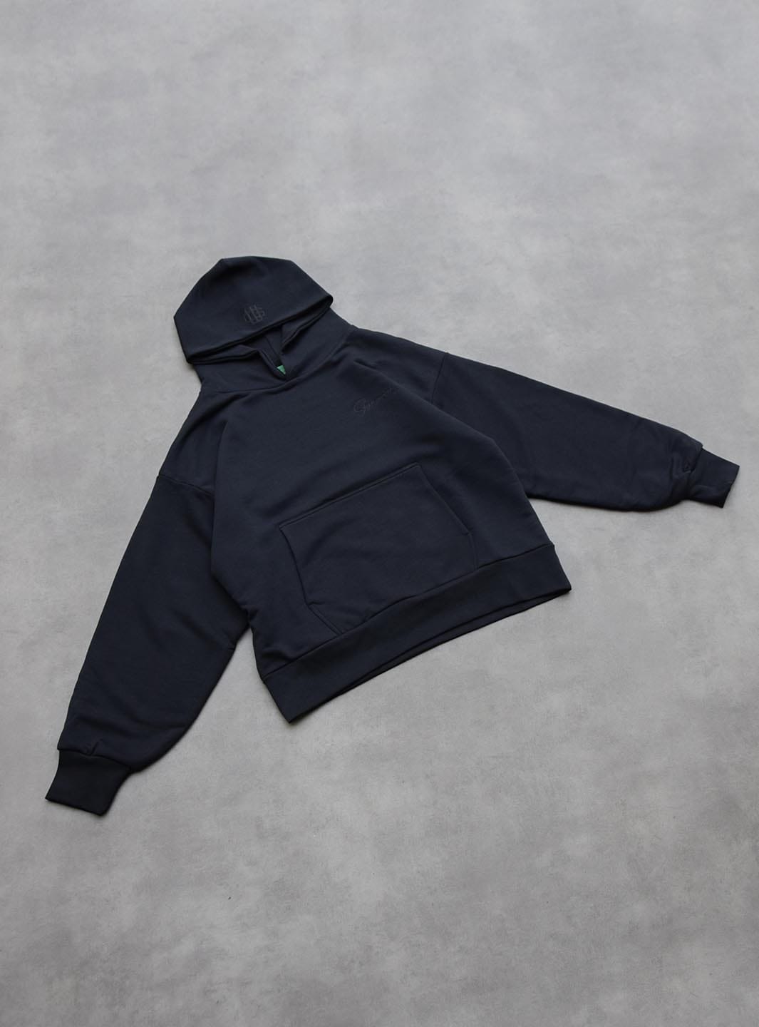 Garment Workshop Double Layer Hoodie Black