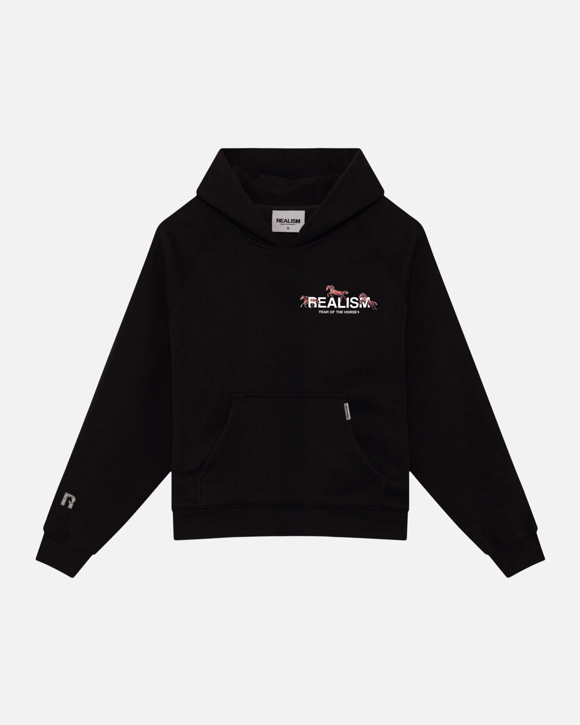 Realism SSS REALISM HORSE LOGO HOODIE BLACK