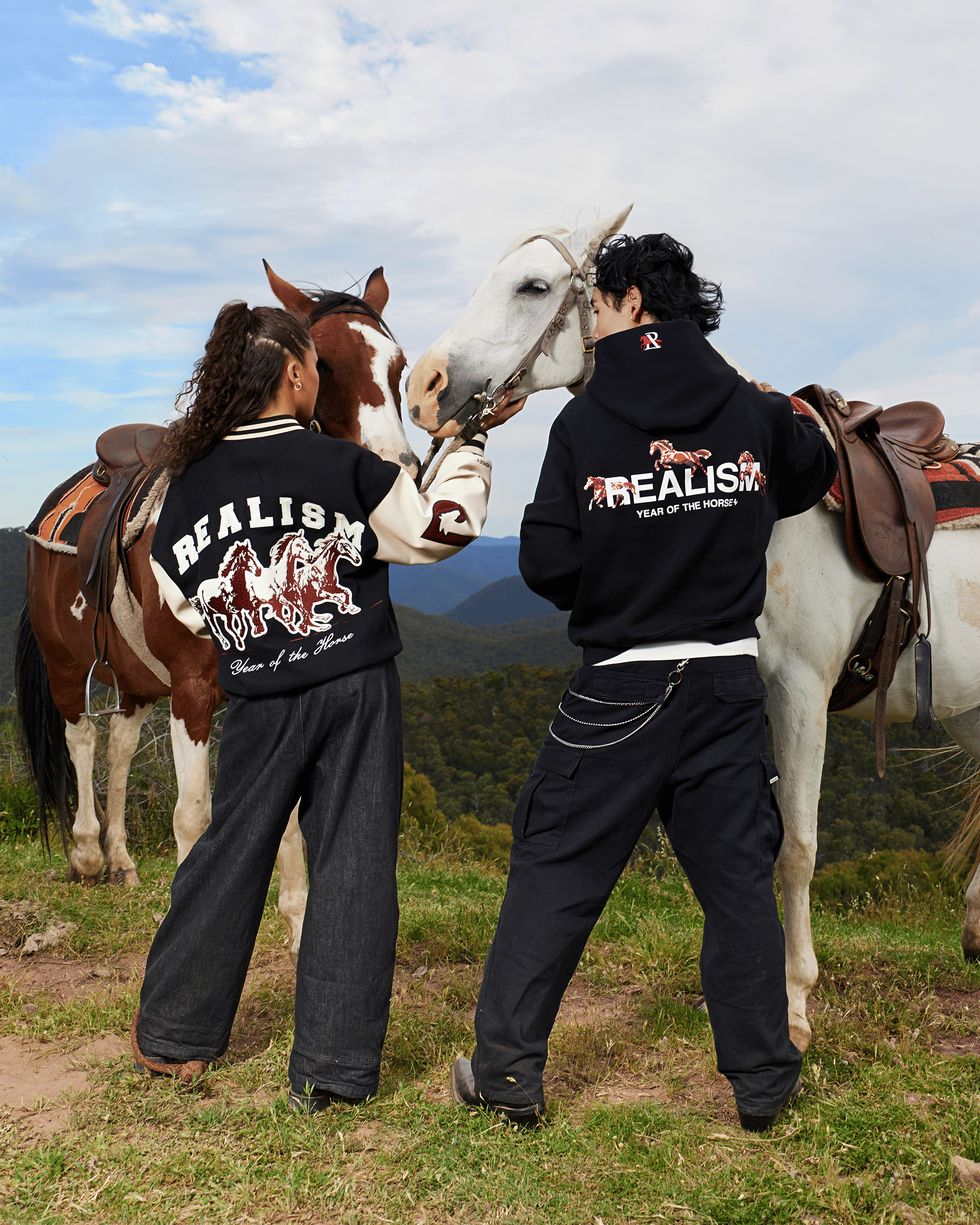 Realism SSS REALISM HORSE LOGO HOODIE BLACK