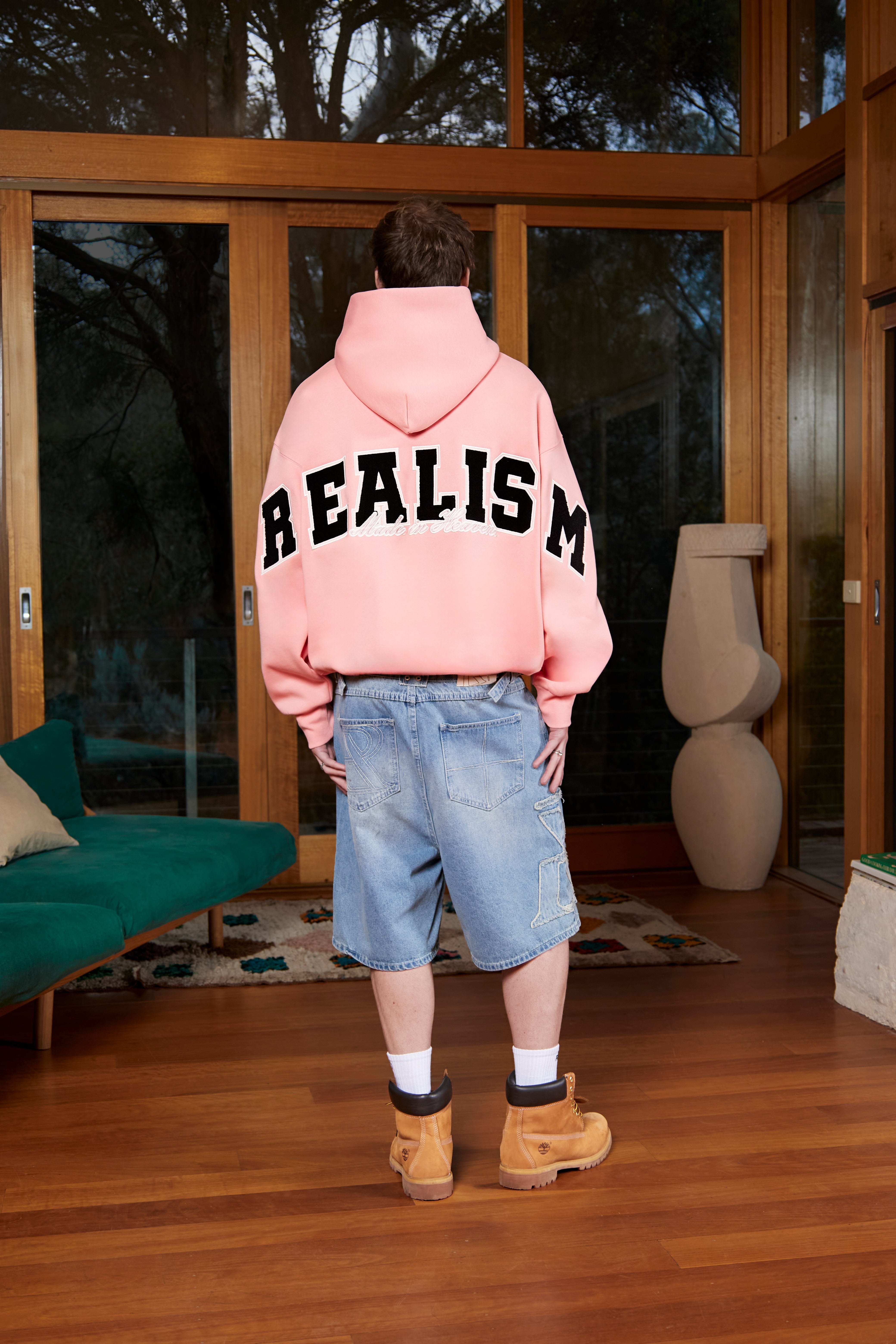 Realism SSS REALISM COLLEGE TEAM HOODIE V2 SALT PINK