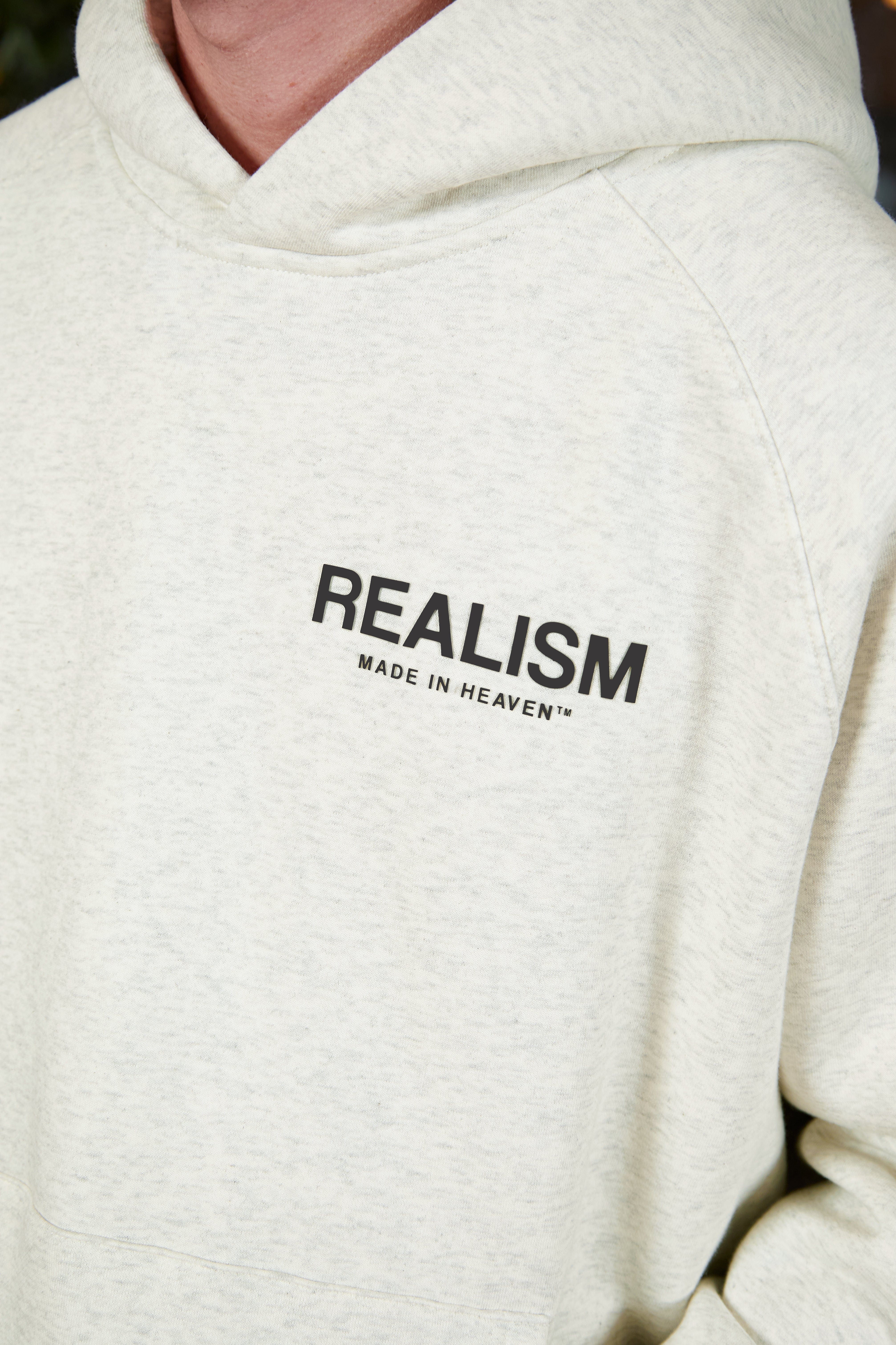 Realism SSS REALISM HEAVEN LOGO HOODIE OATMEAL