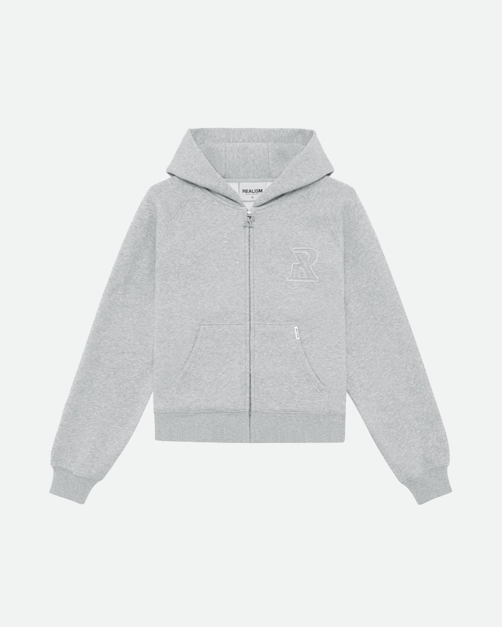 Realism SSS REALISM LEGACY ZIP HOODIE GREY MARLE