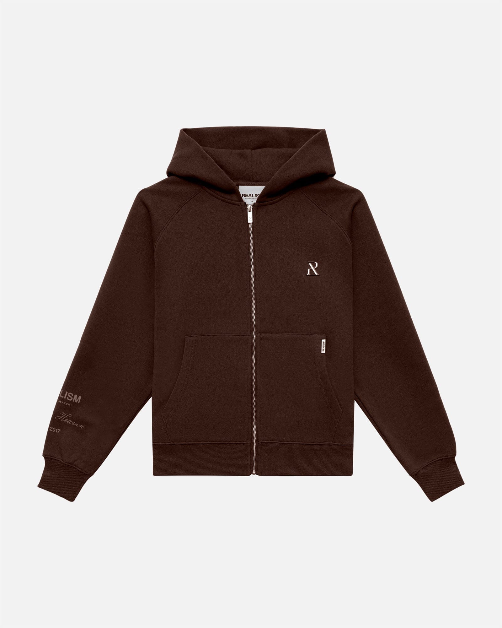 Realism SSS REALISM RADIANT ZIP HOODIE MOCHA
