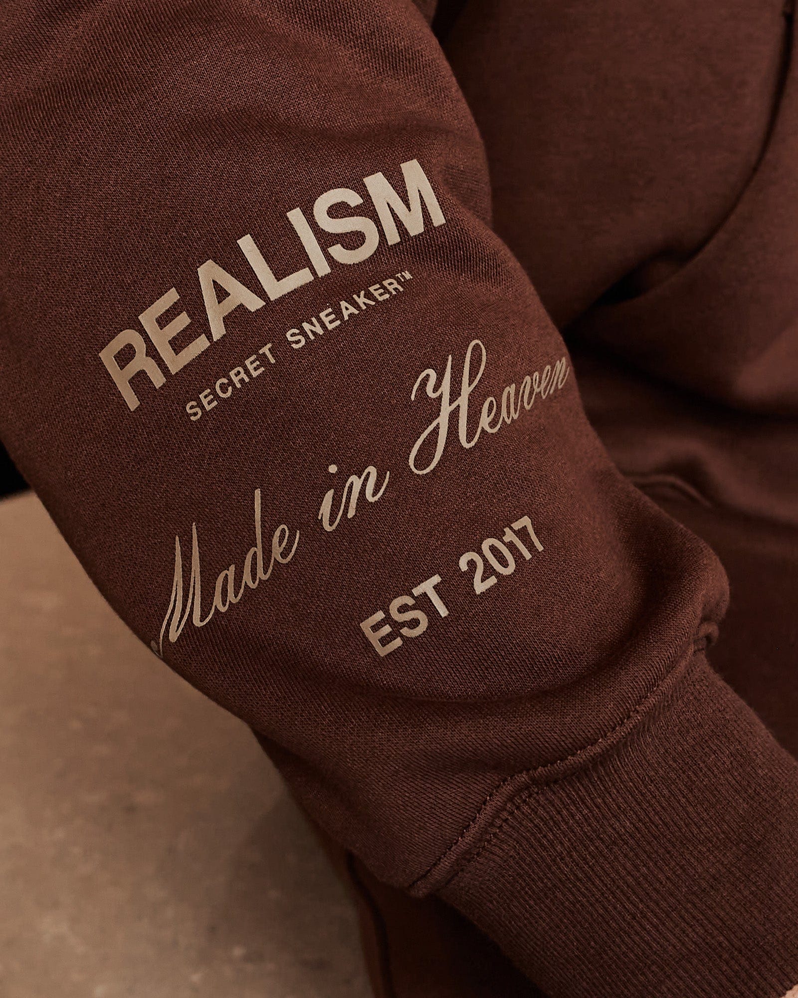 Realism SSS REALISM RADIANT ZIP HOODIE MOCHA