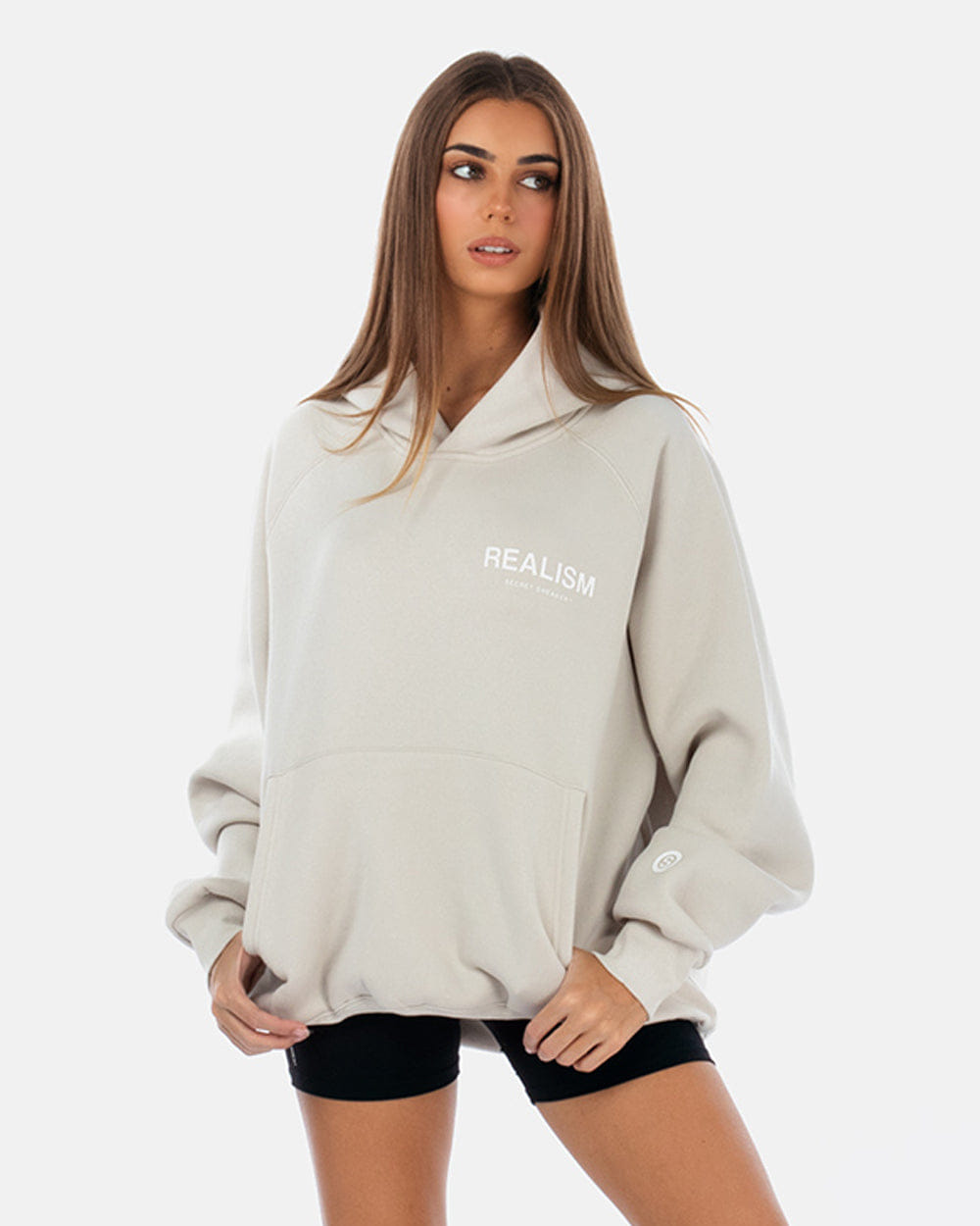 Realism SSS REALISM BACK LOGO HOODIE WHEAT