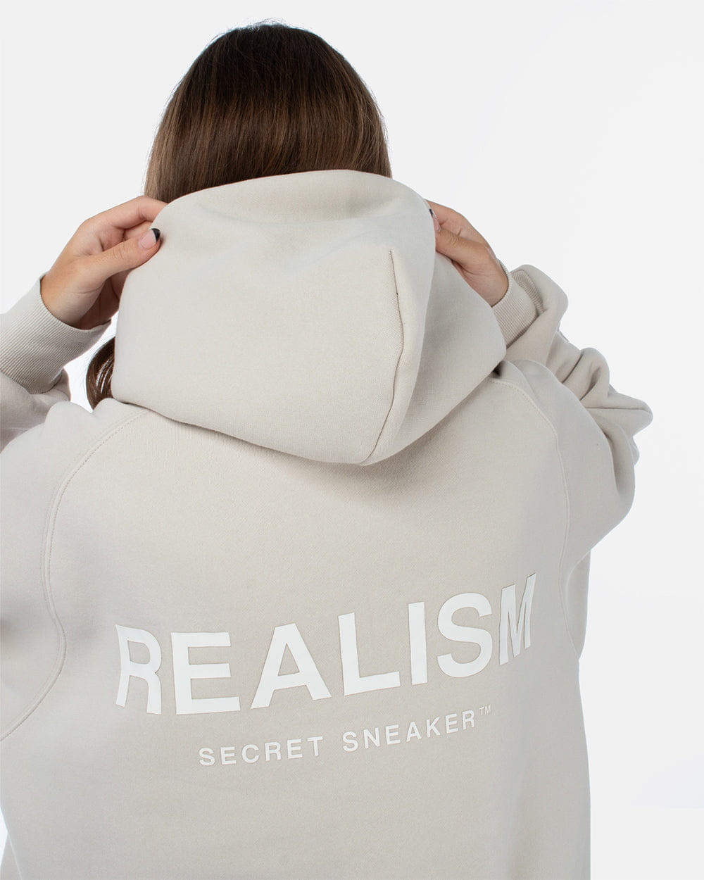 Realism SSS REALISM BACK LOGO HOODIE WHEAT
