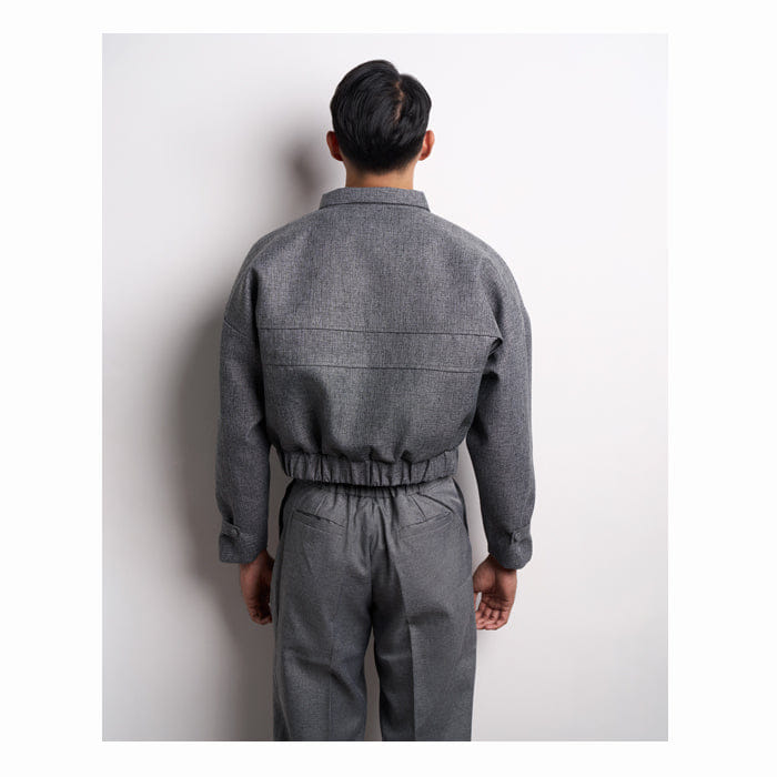 TEMMA Prasetio GREY SILUET SEMI CROP JACKET