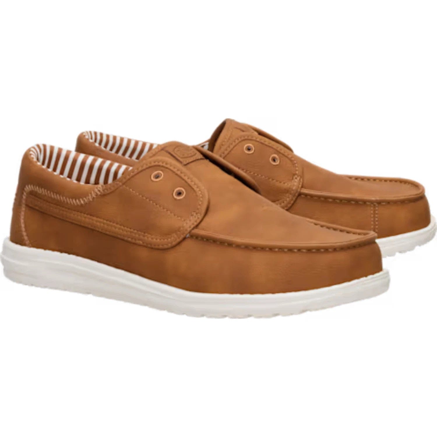 Hey Dude Wally Cru Classic 45867 - 2OL MensBrown Moc Toe Slip - On Shoes LIQ1249