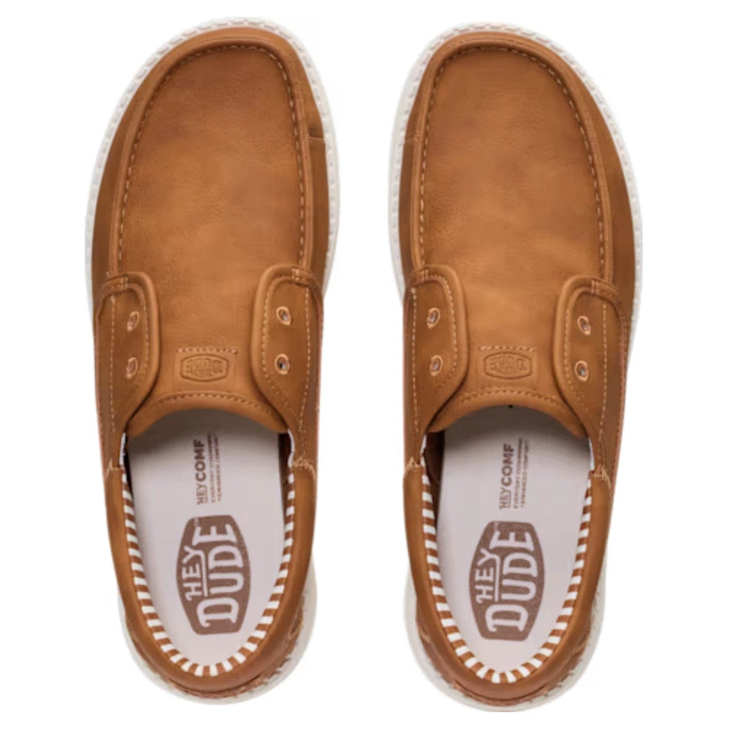 Hey Dude Wally Cru Classic 45867 - 2OL MensBrown Moc Toe Slip - On Shoes LIQ1249