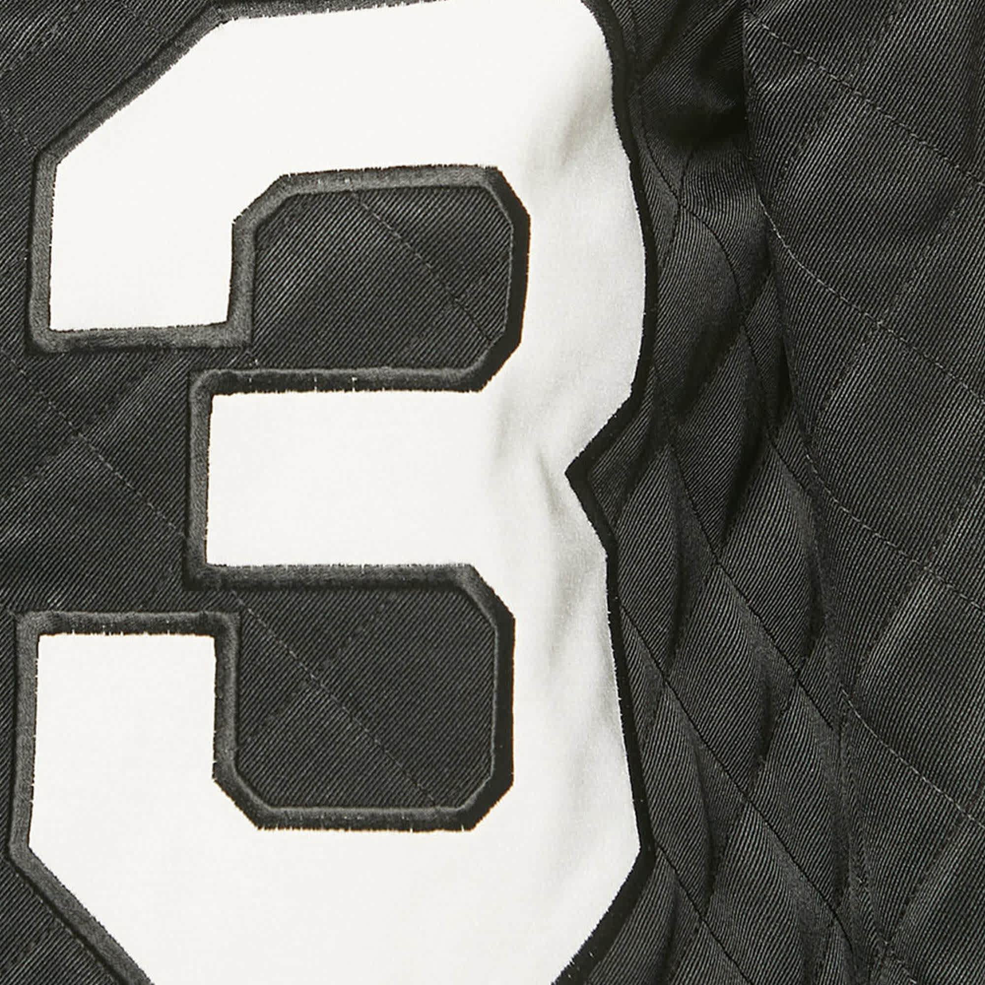 Couture Black Quilted Synthetic Jacket