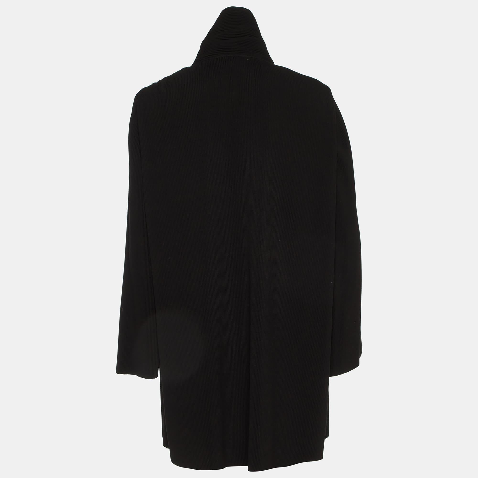 PLISSÈ Black Plisse Jacket