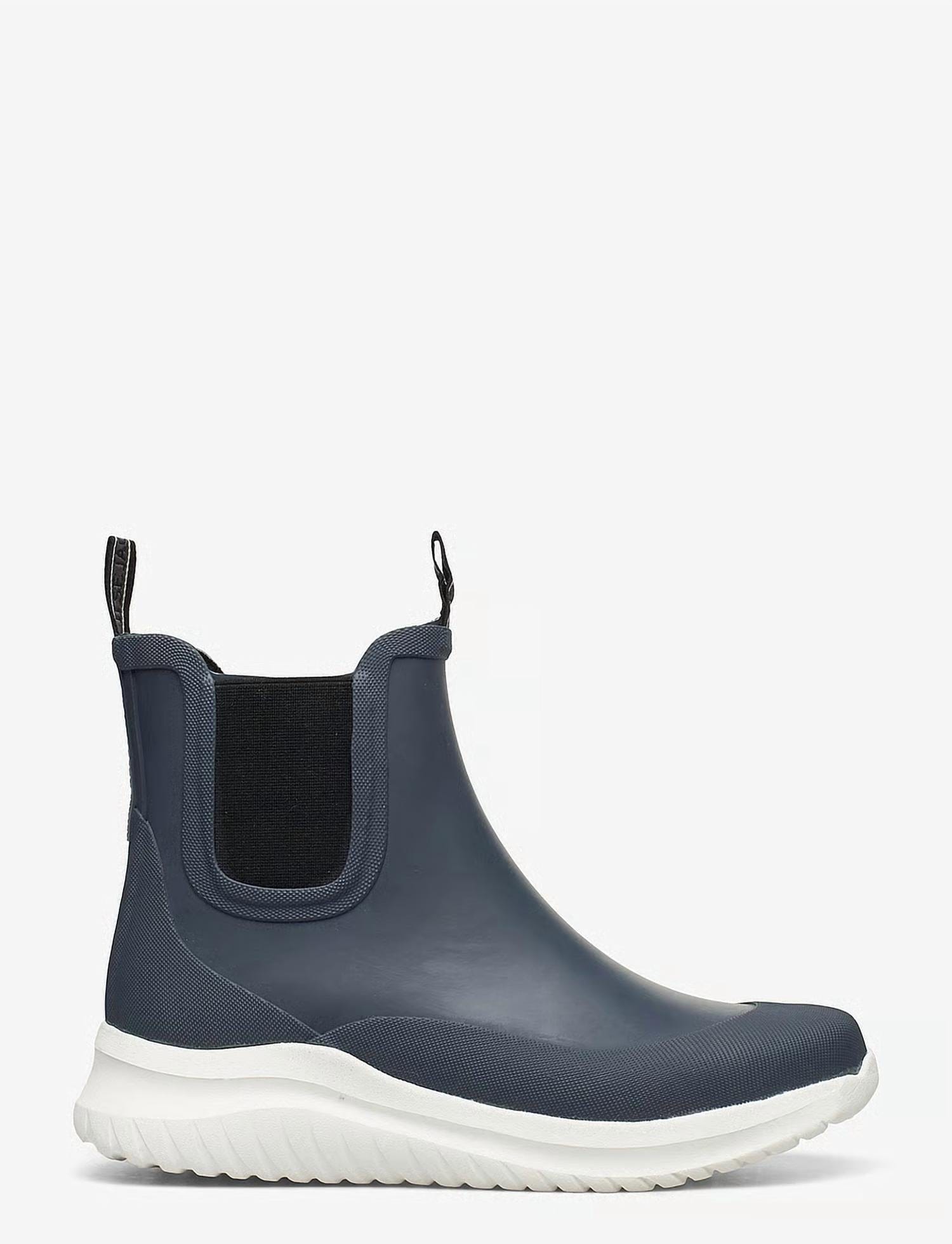 Blue Unisex Ankle Rubber Boots In Orion Blue