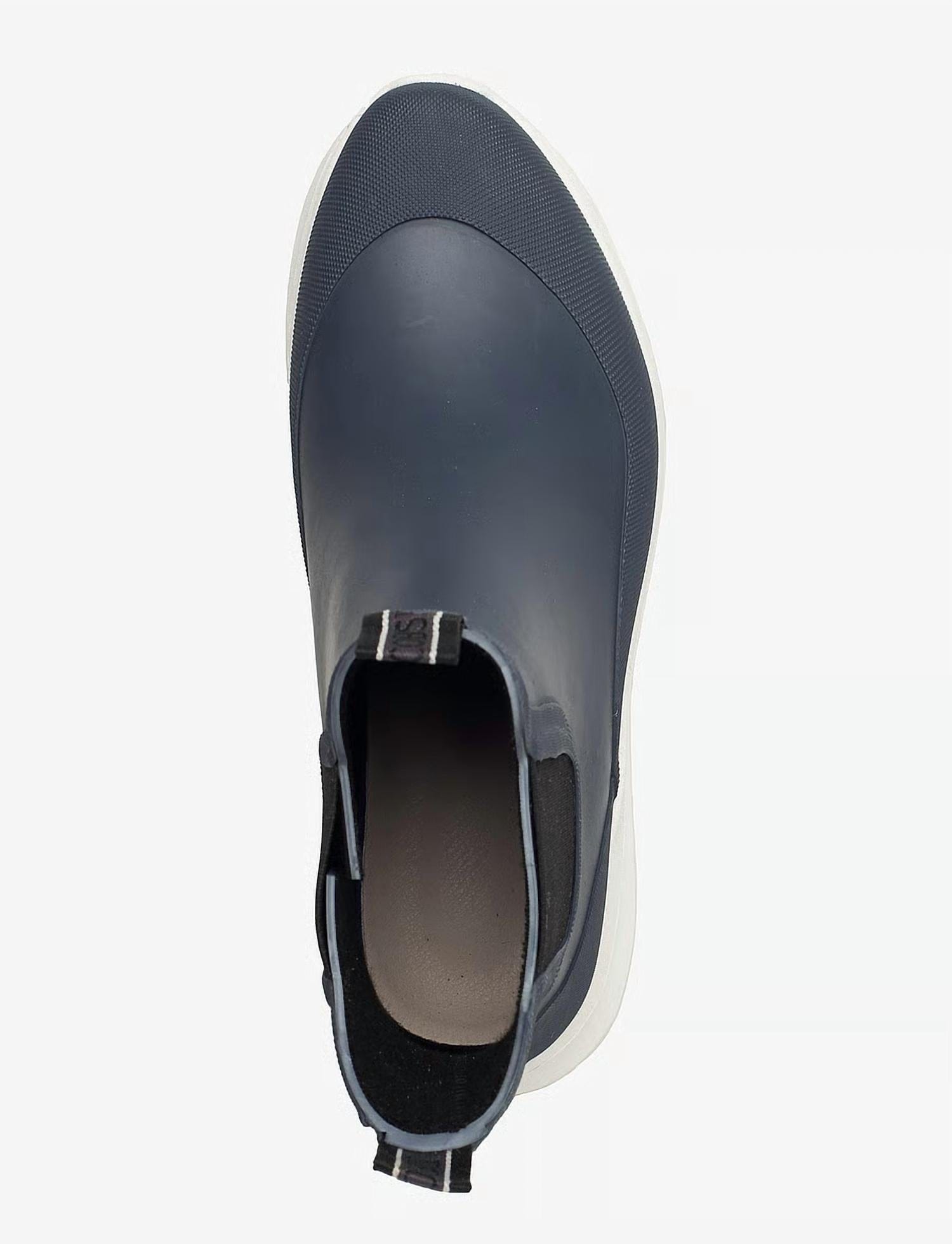 Blue Unisex Ankle Rubber Boots In Orion Blue