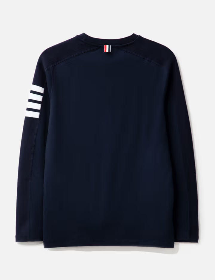 Thom Browne 4 Bar Stripe Long Sleeve T - Shirt