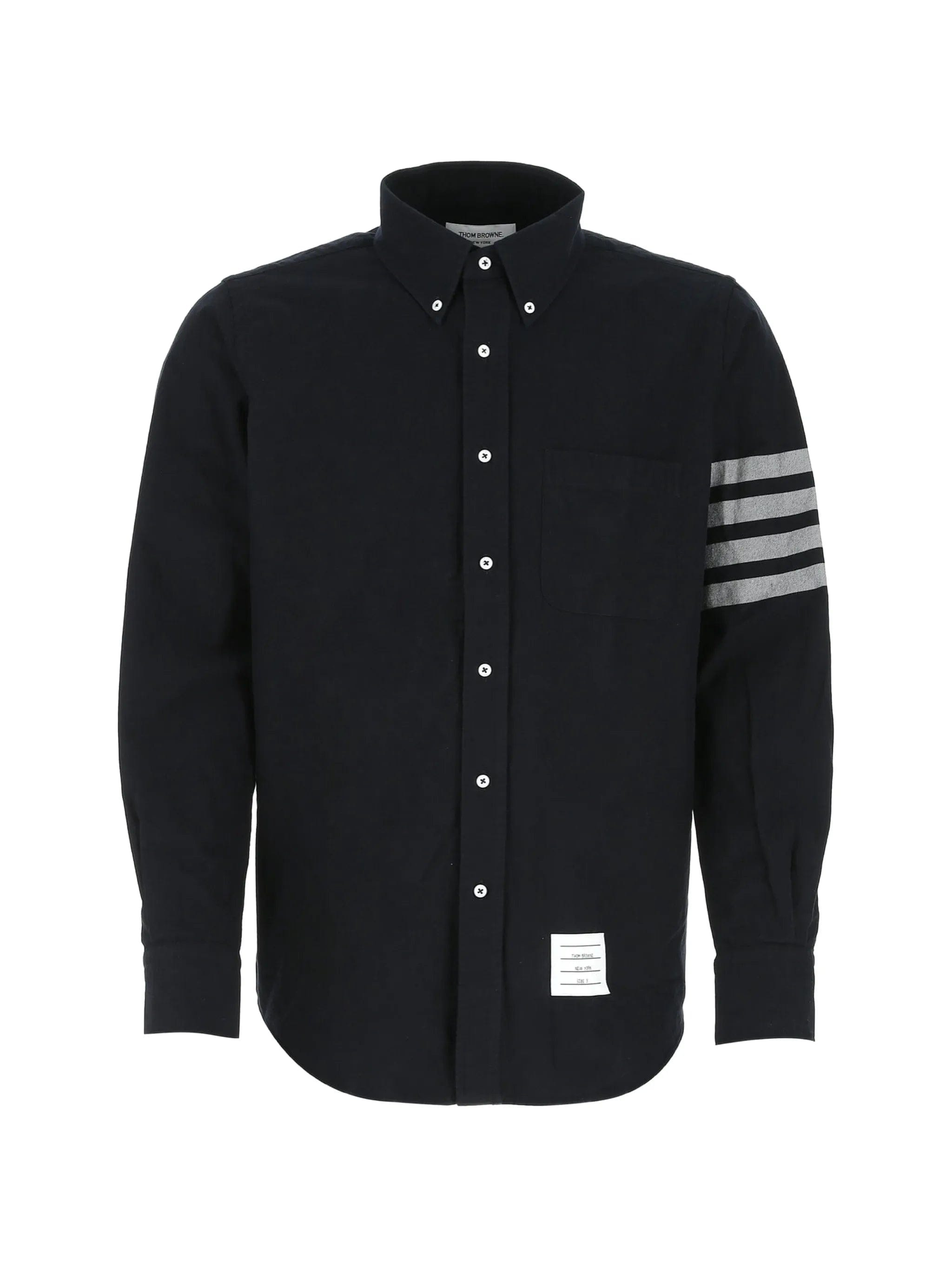 Thom Browne flannel 4 - bar long - sleeve shirt