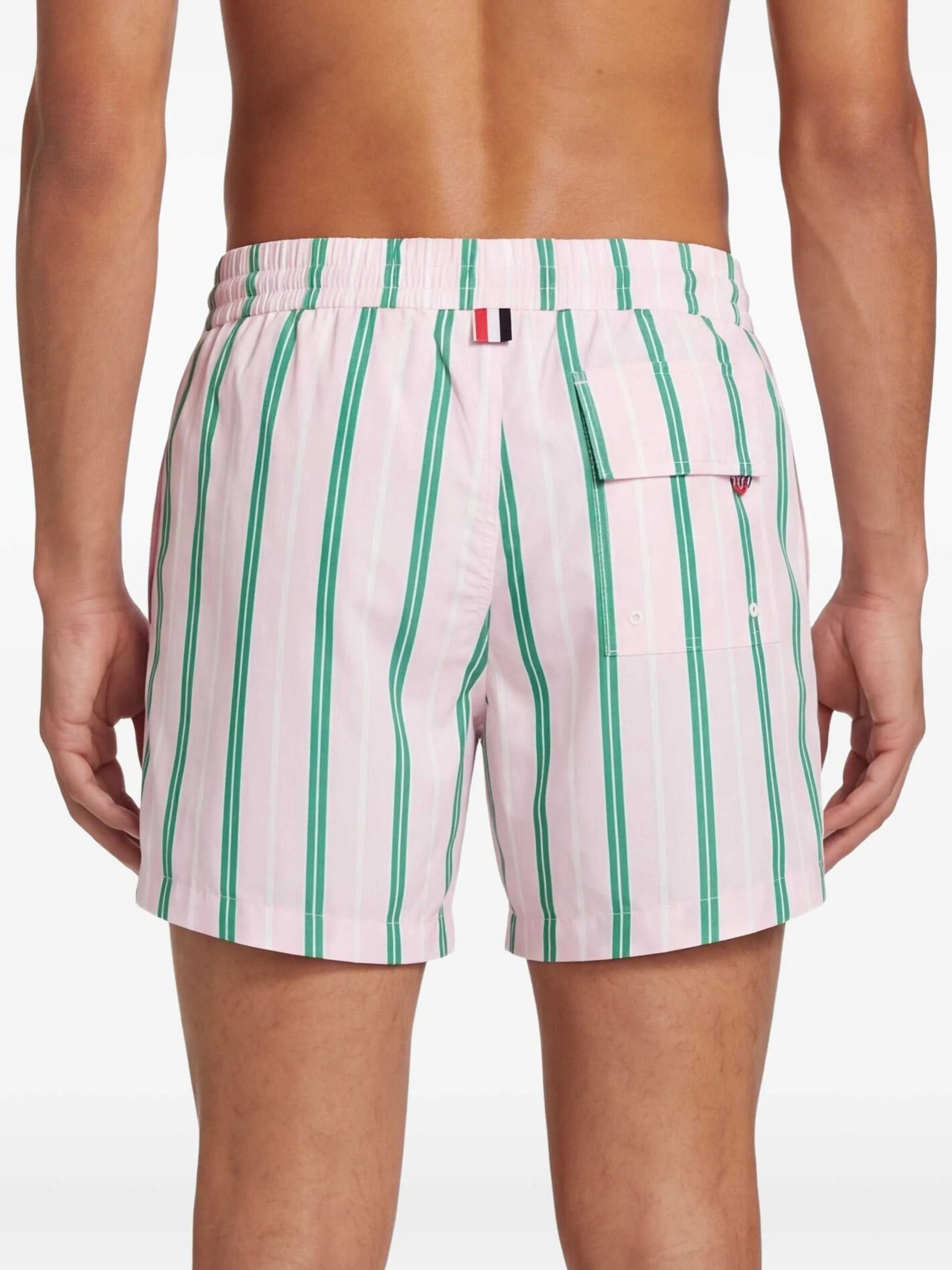 Thom Browne striped swim shorts