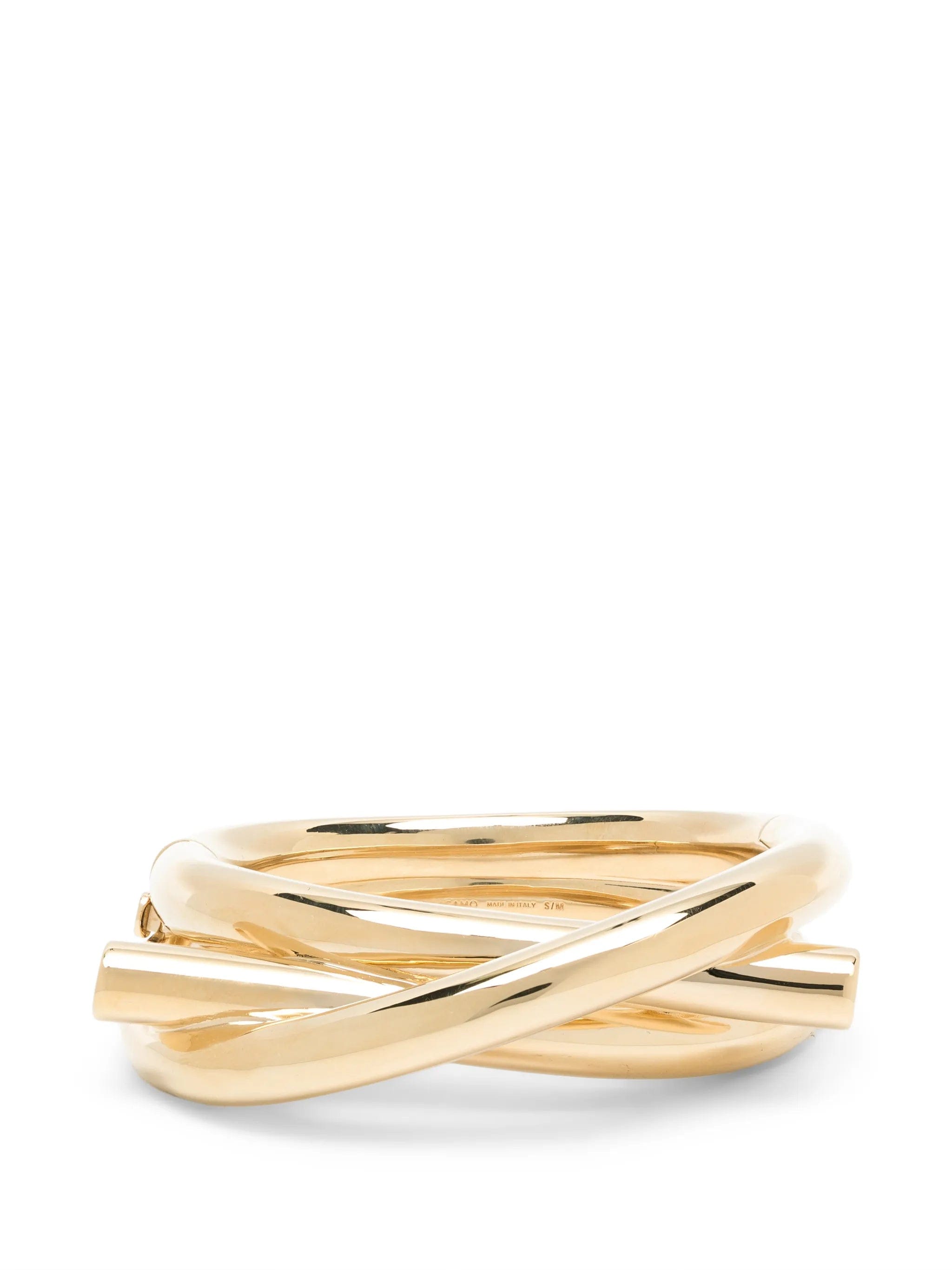 Ferragamo Twisted Gancini cuff bracelet