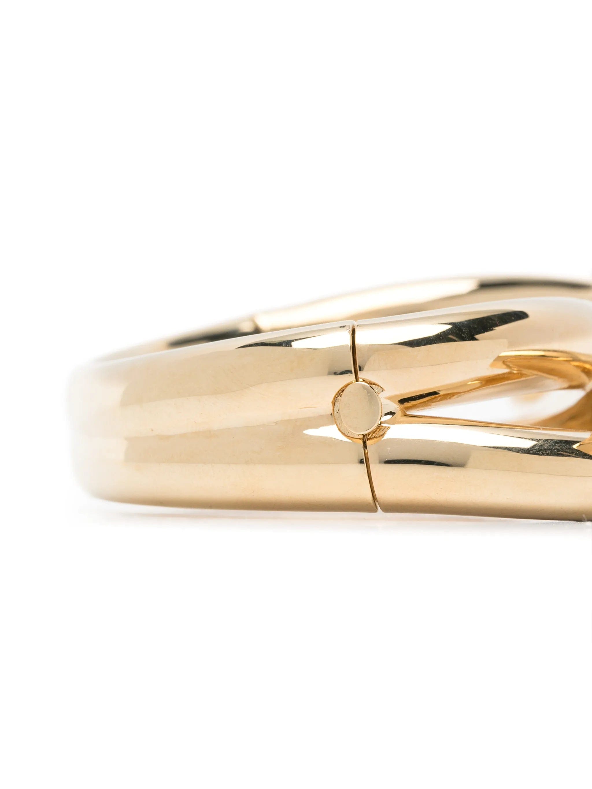 Ferragamo Twisted Gancini cuff bracelet