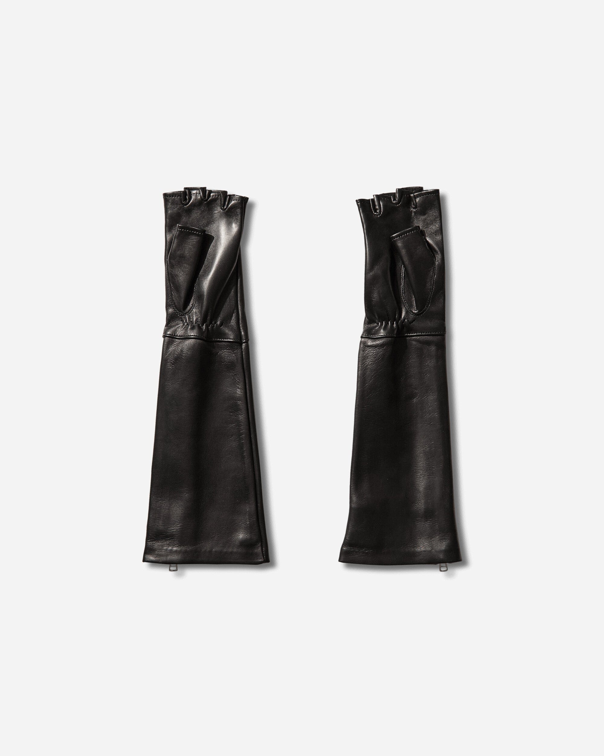 Our Legacy Zipped Dining Gloves Black