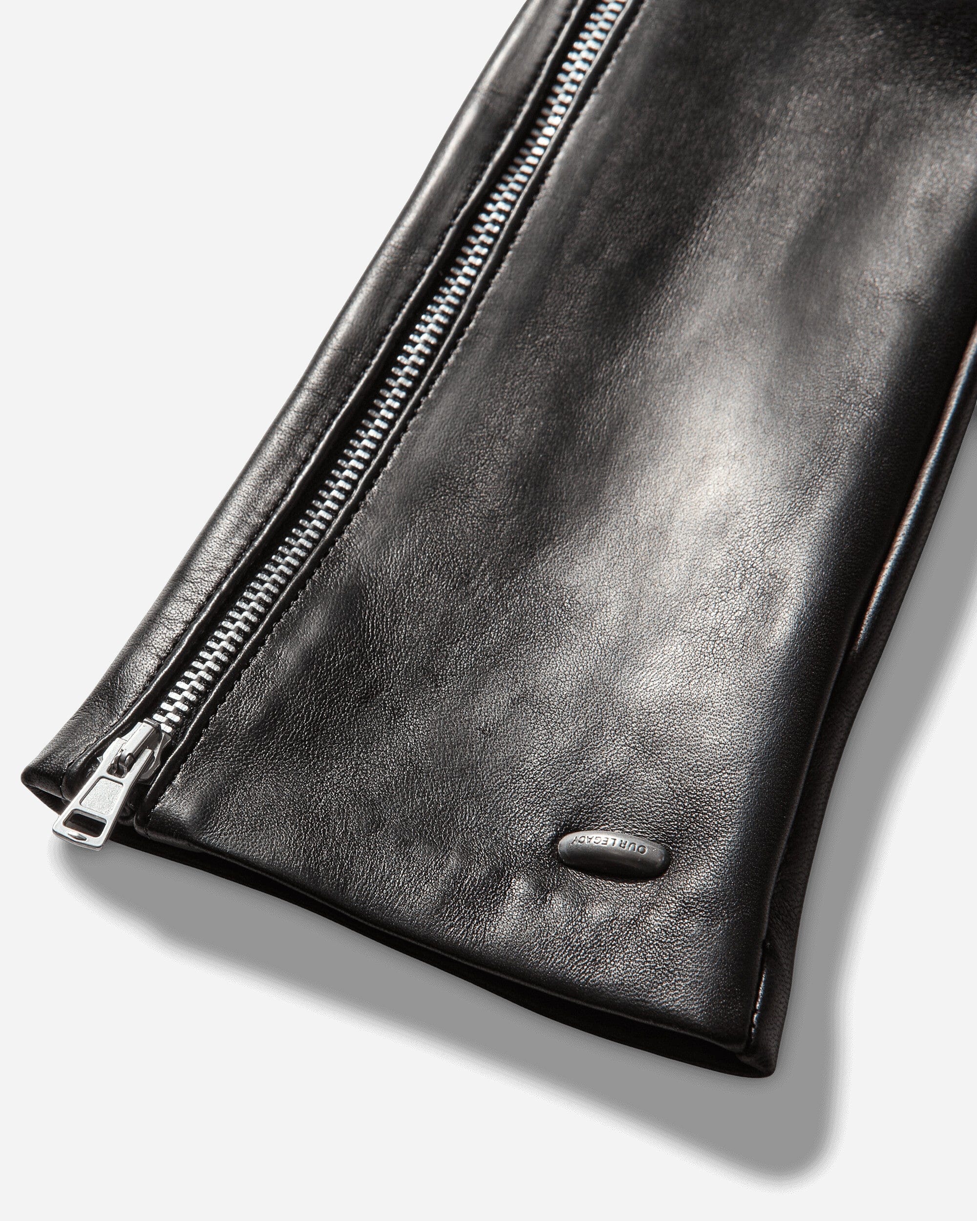 Our Legacy Zipped Dining Gloves Black
