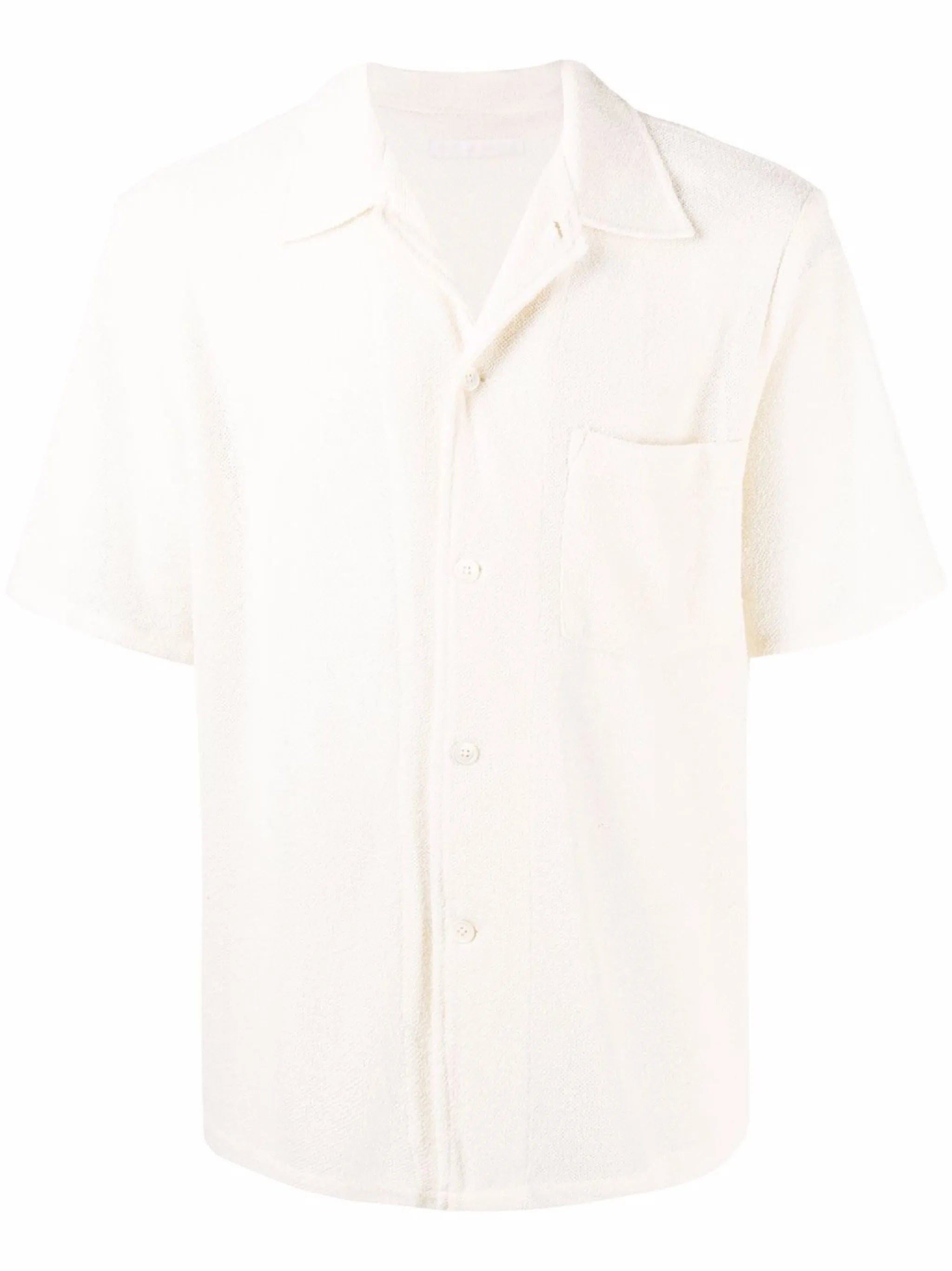 OUR Legacy textured - finish short - sleeve shirt