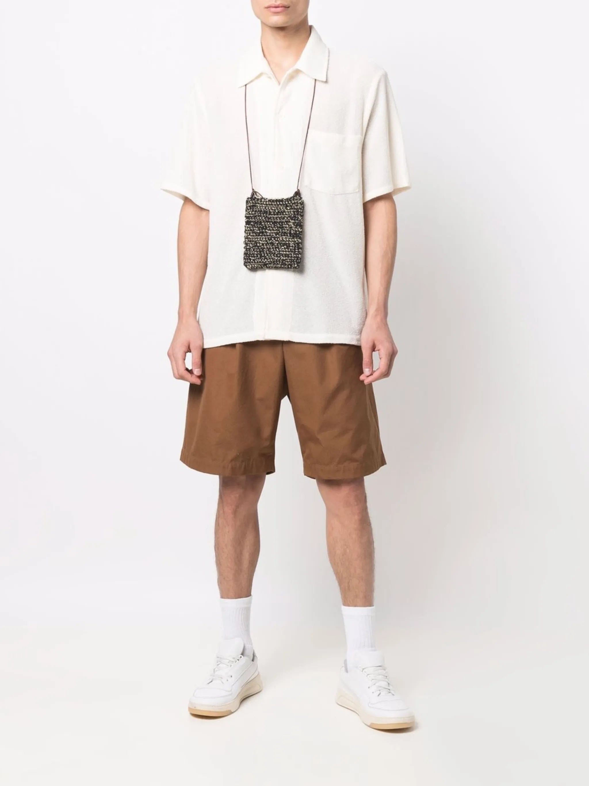 OUR Legacy textured - finish short - sleeve shirt