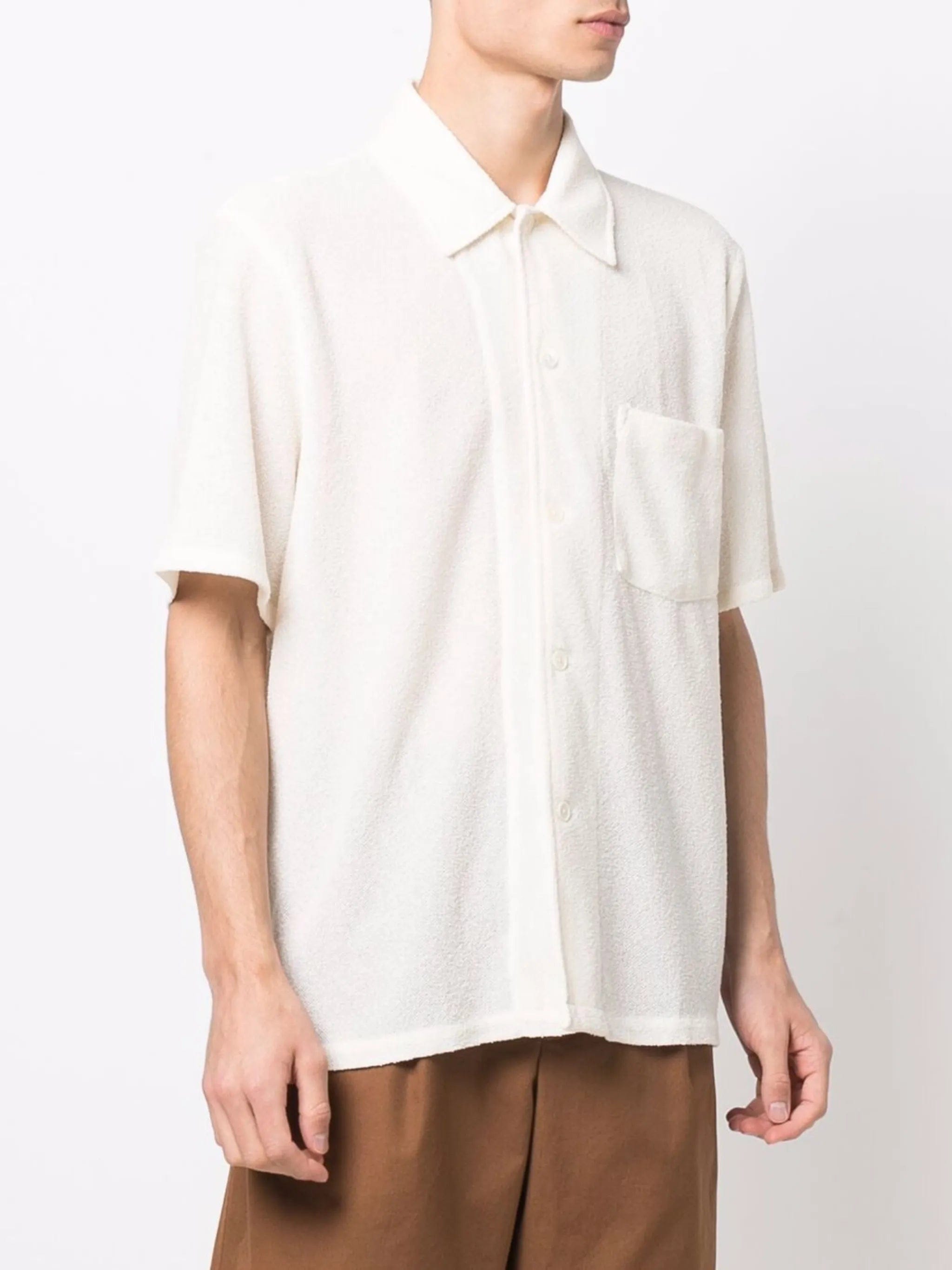 OUR Legacy textured - finish short - sleeve shirt