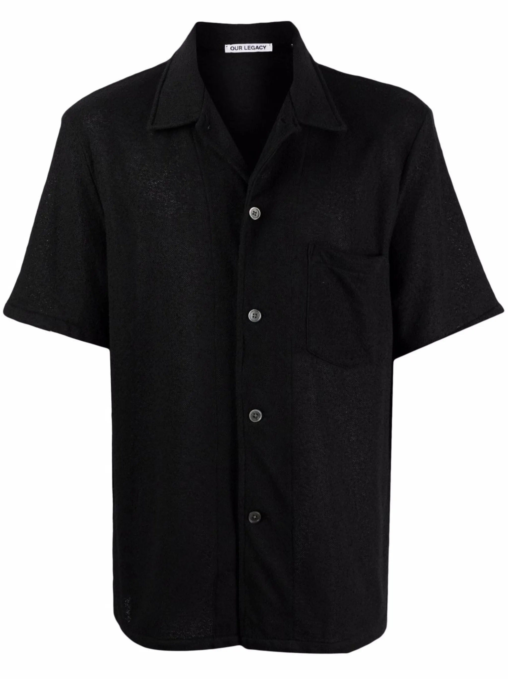 OUR Legacy bouclé short - sleeve shirt