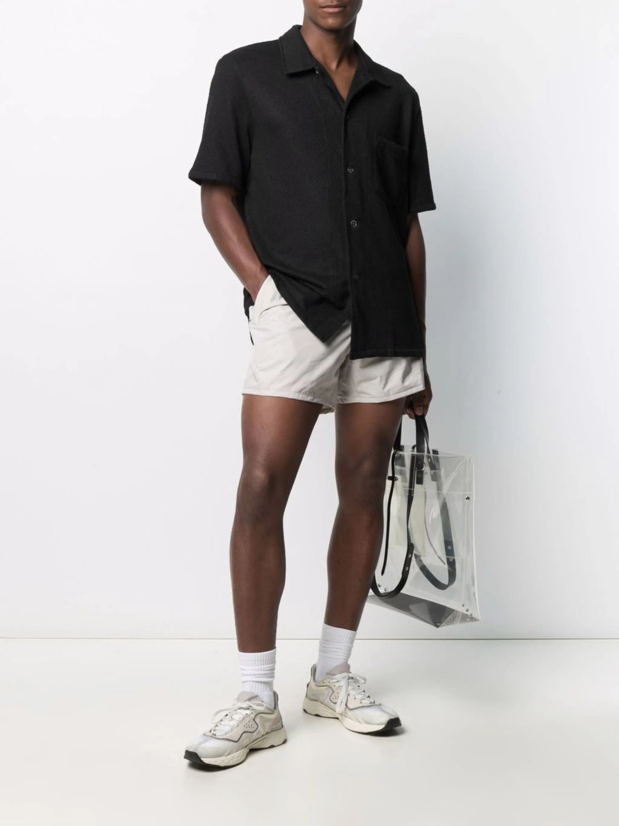 OUR Legacy bouclé short - sleeve shirt