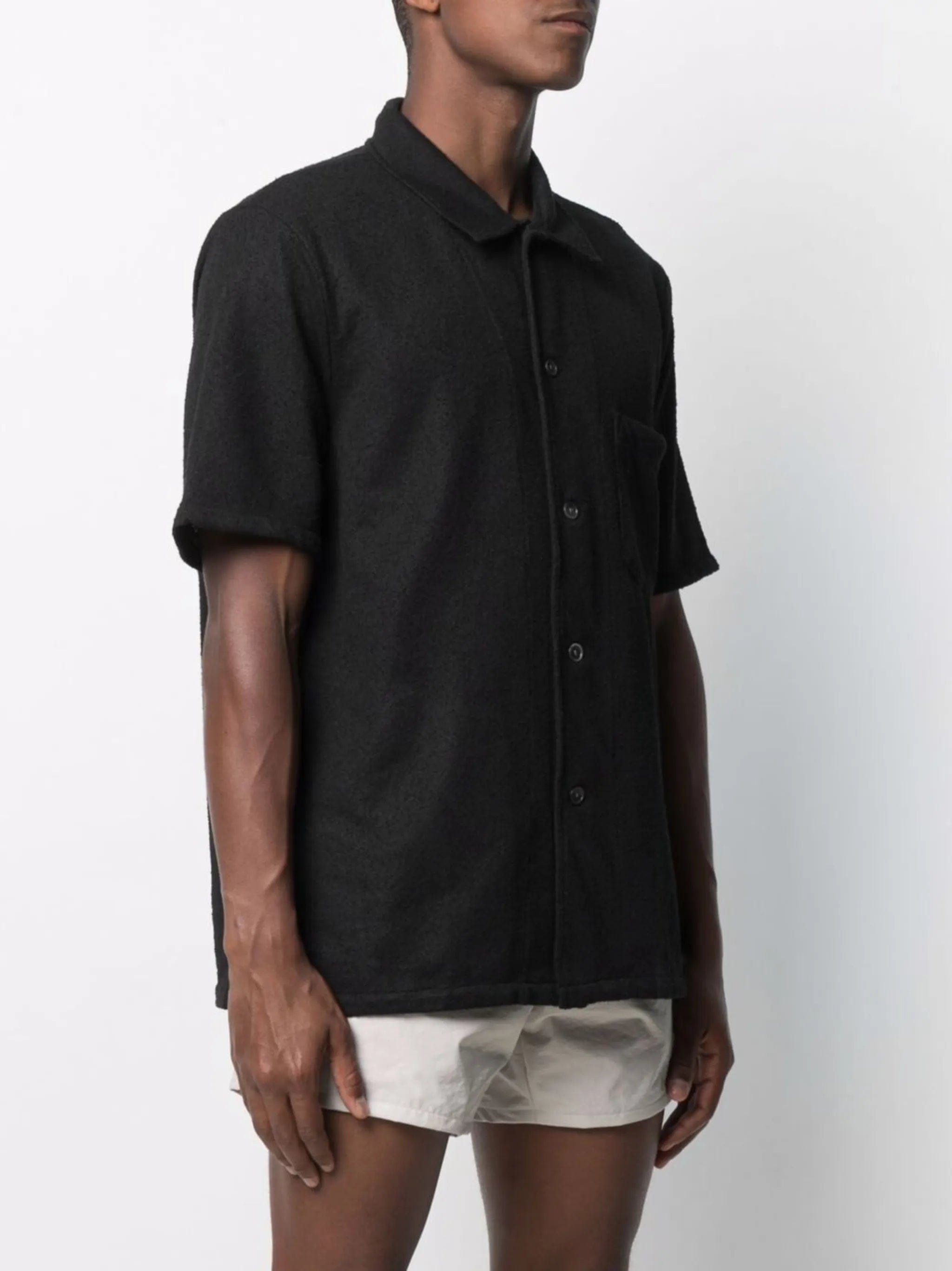 OUR Legacy bouclé short - sleeve shirt