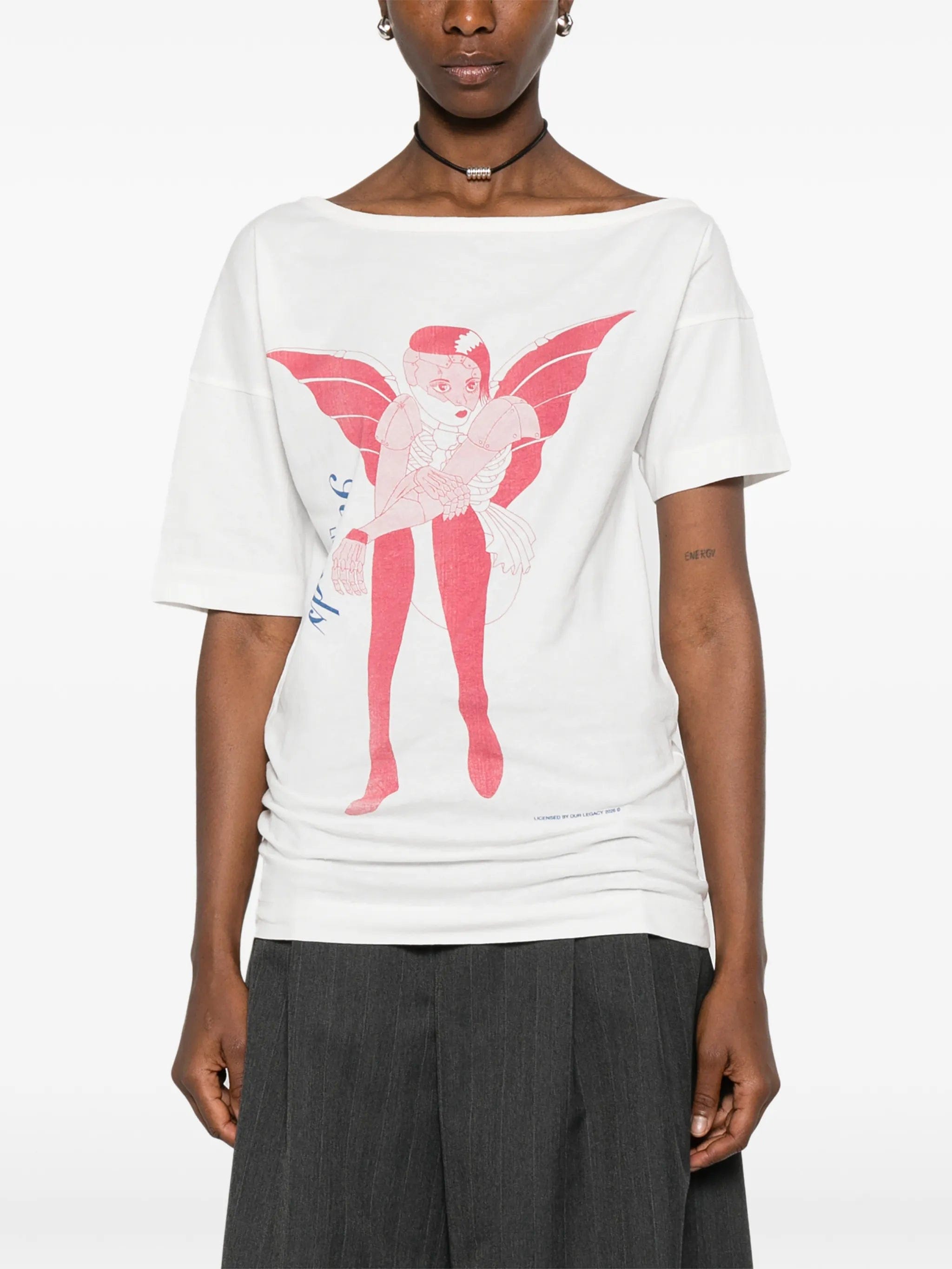 OUR Legacy Slant printed T - shirt