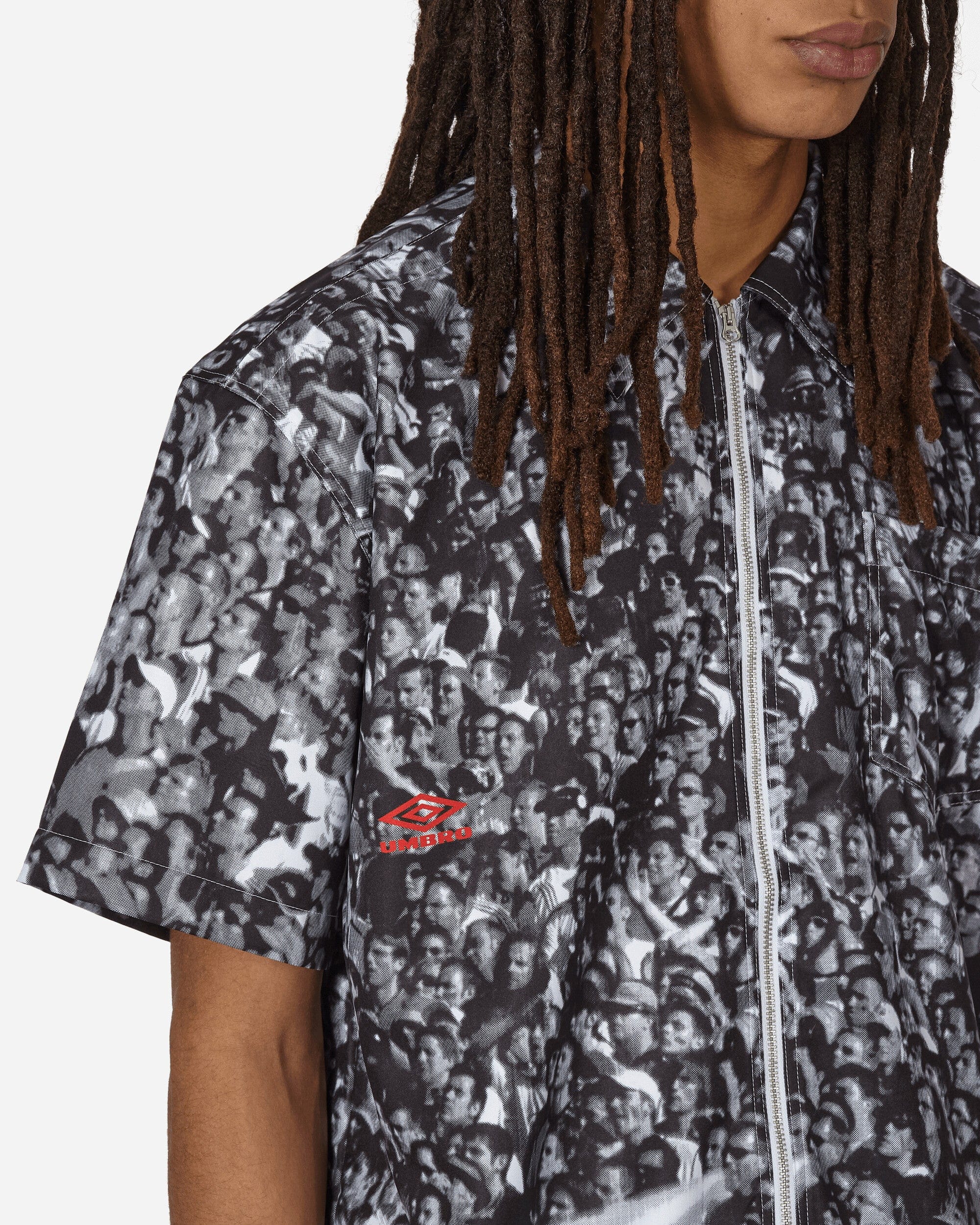 Umbro Printed Shortsleeve Shirt White / Black