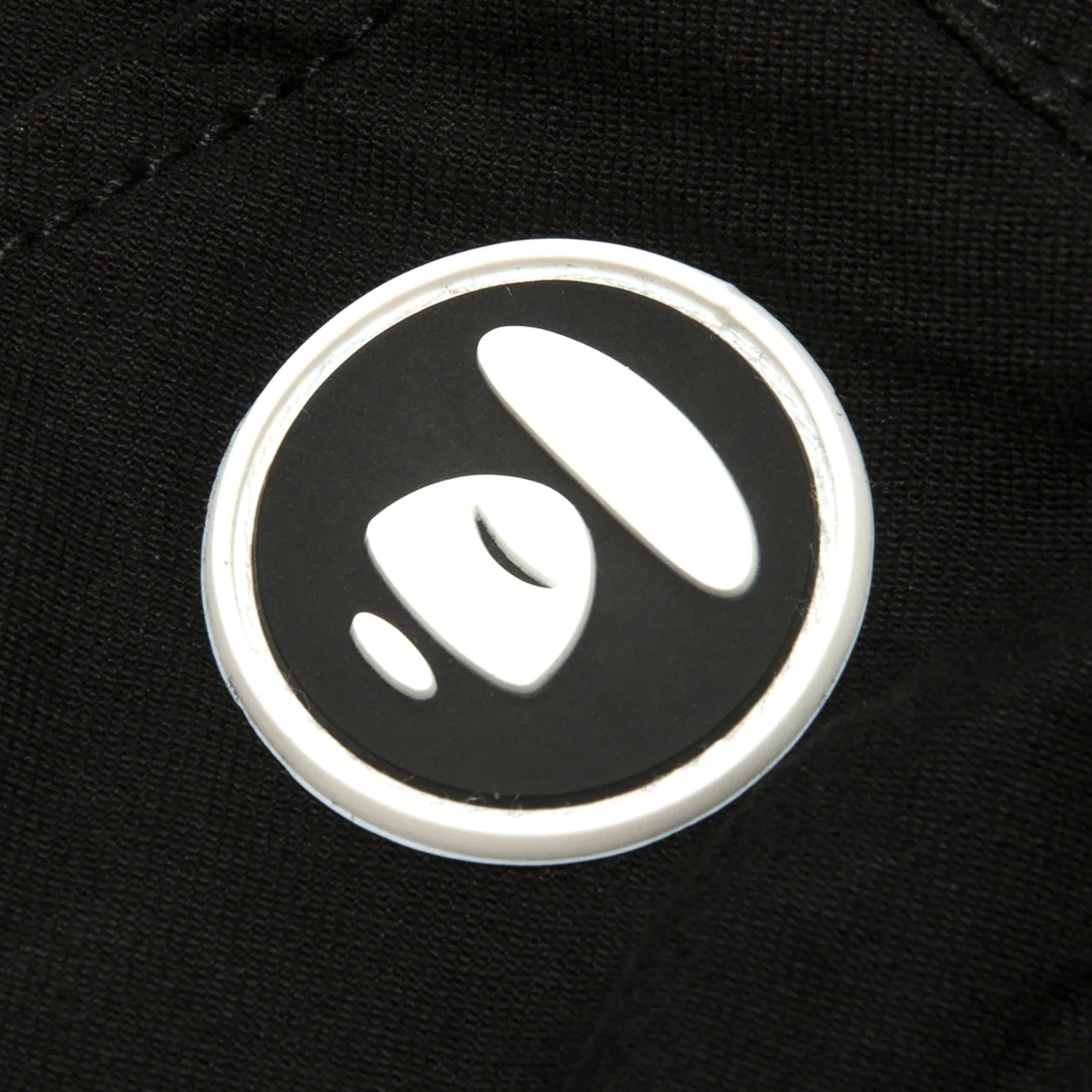 AAPE by A Bathing Ape AAPE NOW Moonface Logo Cotton Woven Pants Black