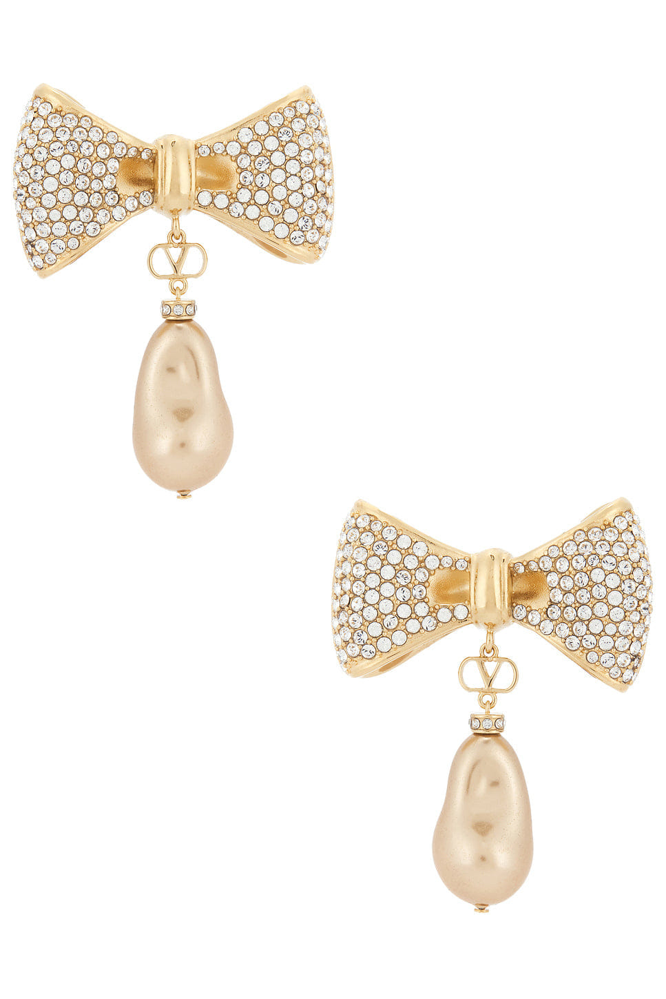 Valentino Garavani Sans Fin Perla Barocca Earrings