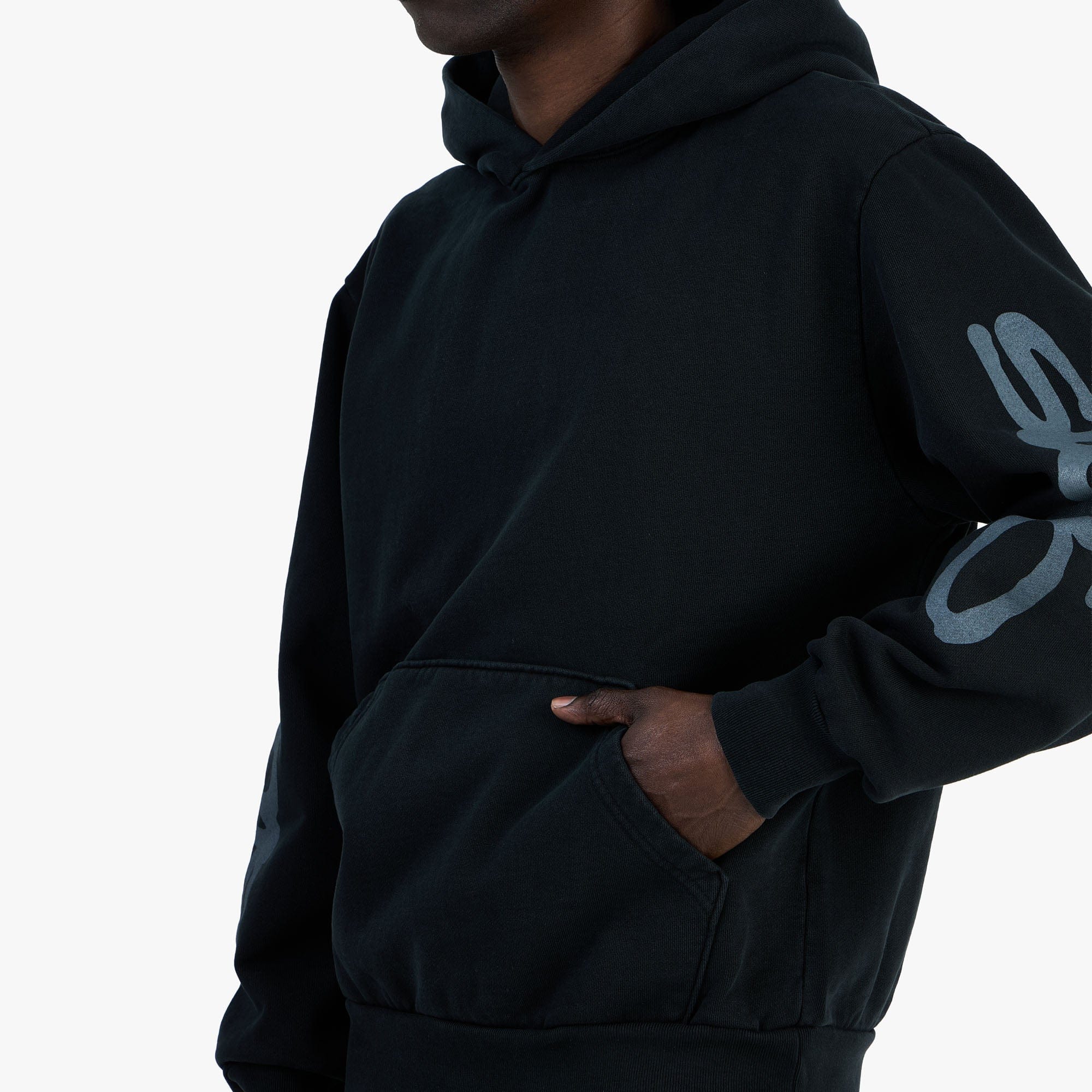 Supervsn Studio Star Hoodie / Vintage Black