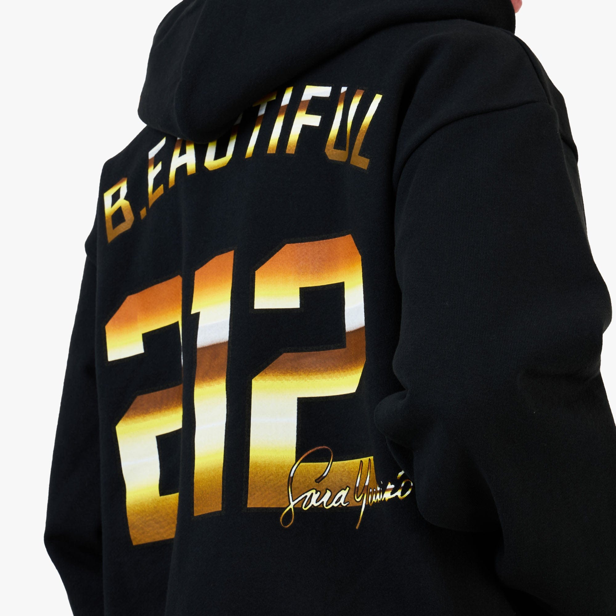 b.Eautiful x Sara Yukiko Wavy NY Zip - Up Hoodie / Navy