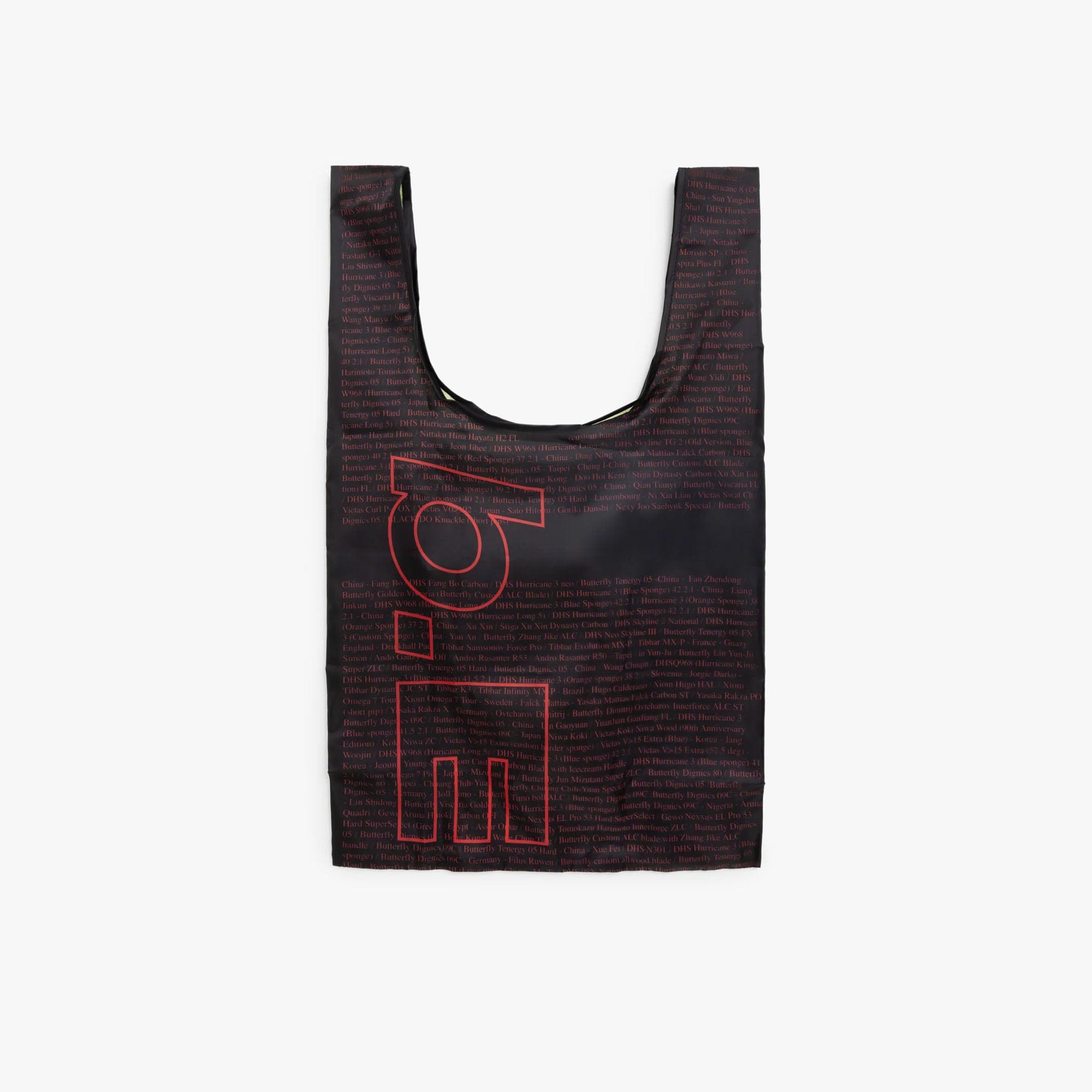 b.Eautiful x LTTT Times Reusable Bag Black / Lime