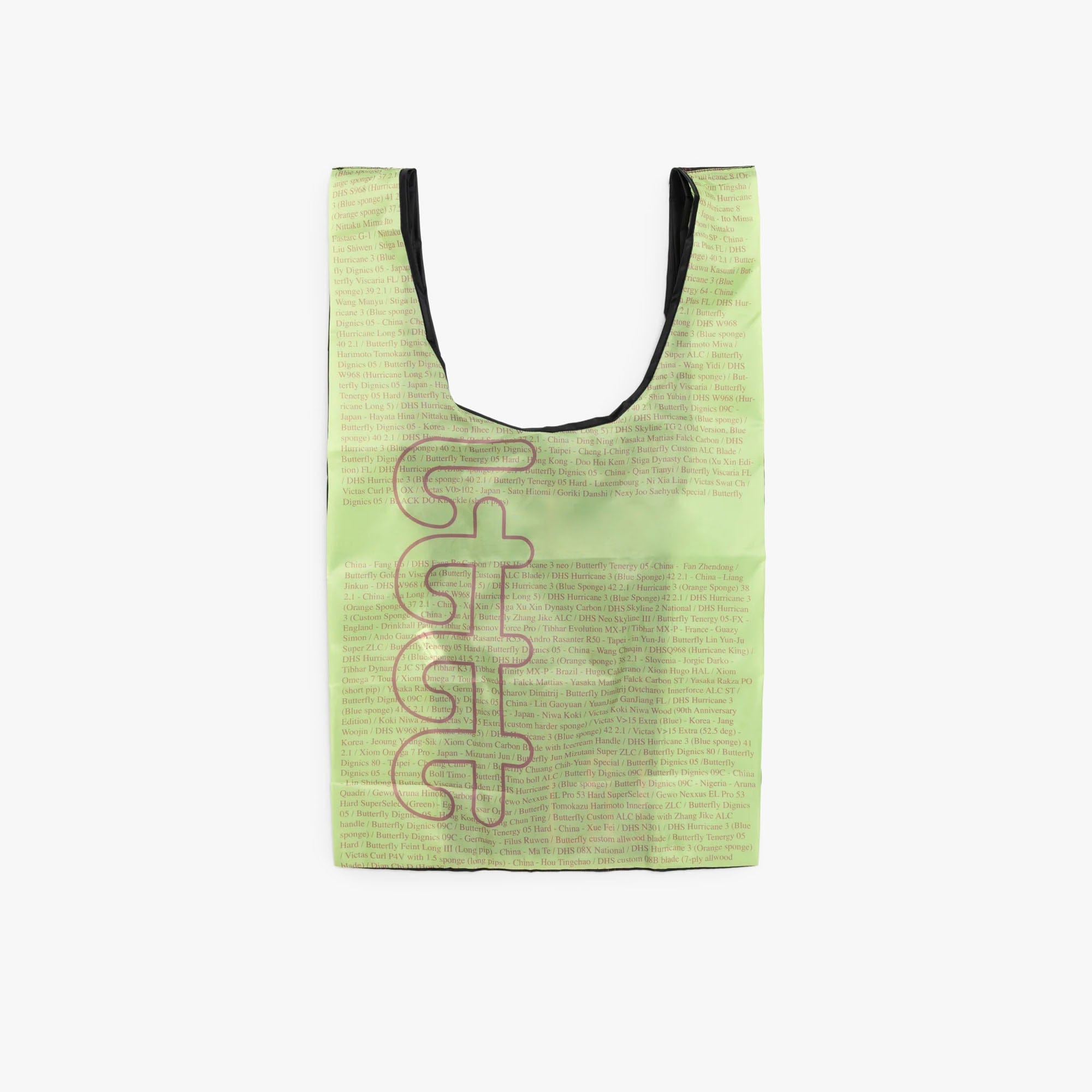 b.Eautiful x LTTT Times Reusable Bag Black / Lime