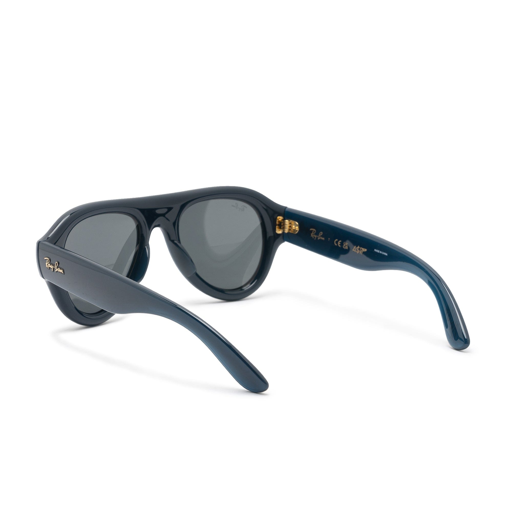 Rayban Aviator Puffer Dark Blue w/ Ultra Black 4925