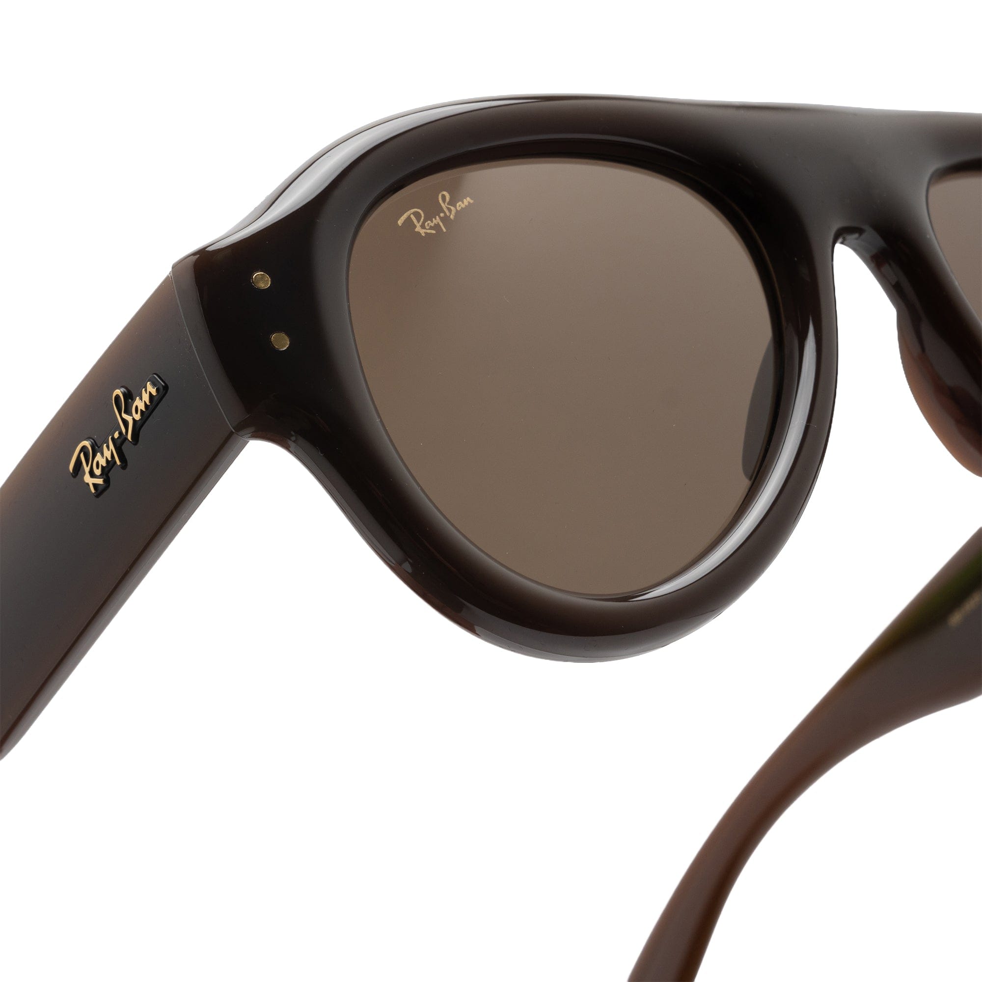 Rayban Aviator Puffer Dark Brown w/ Dark Brown 4925