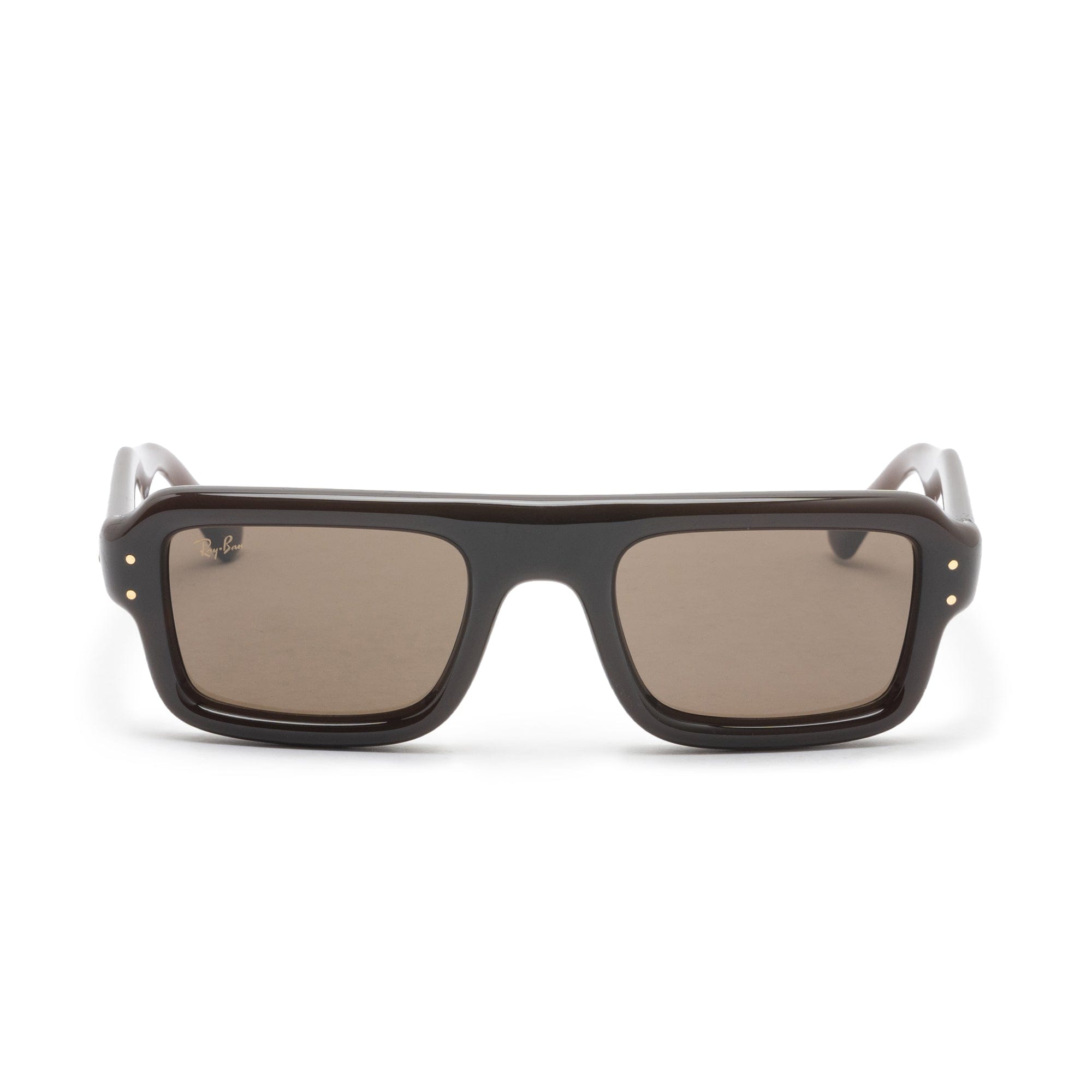 Rayban Flacko Puffer Dark Brown w/ Dark Brown 4954