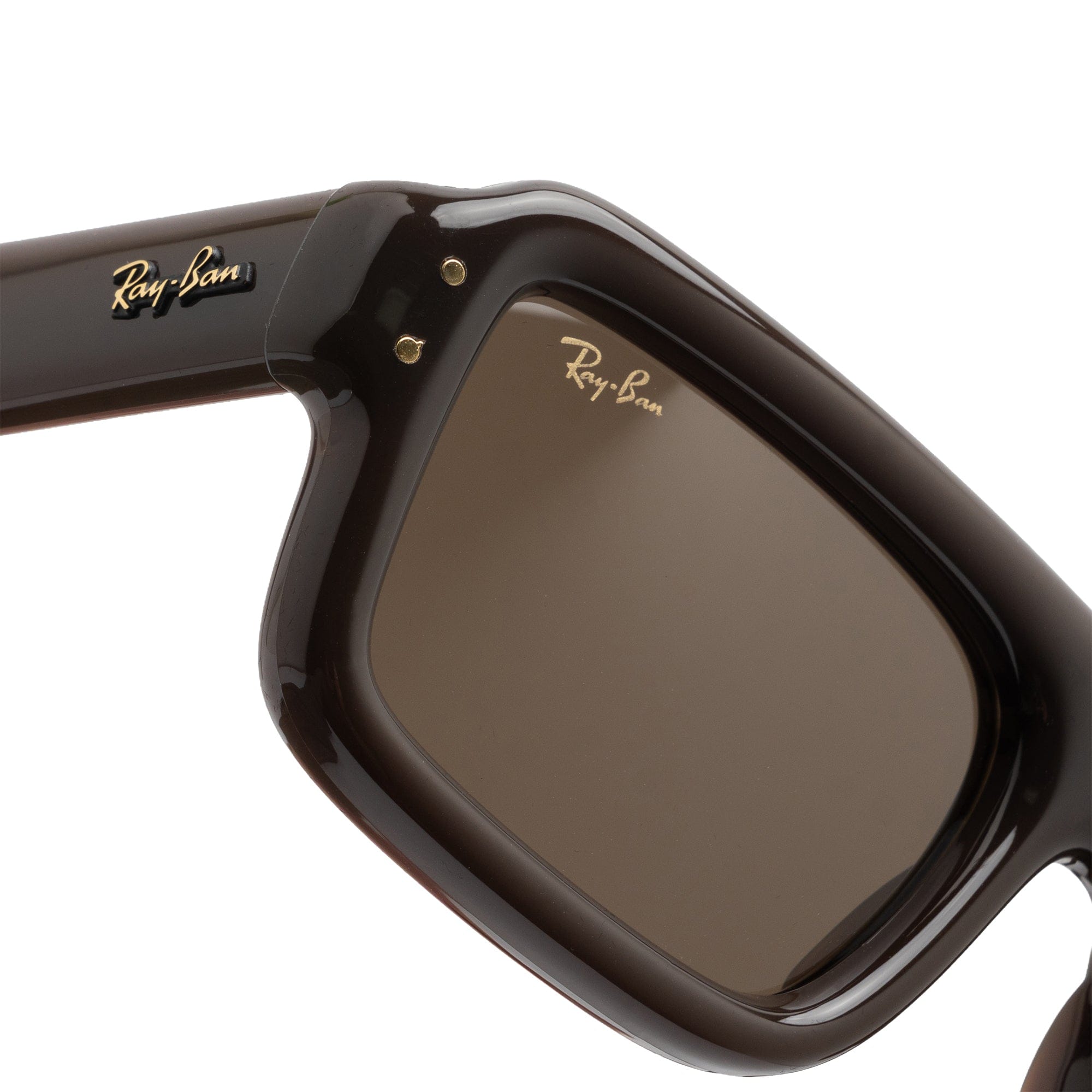 Rayban Flacko Puffer Dark Brown w/ Dark Brown 4954