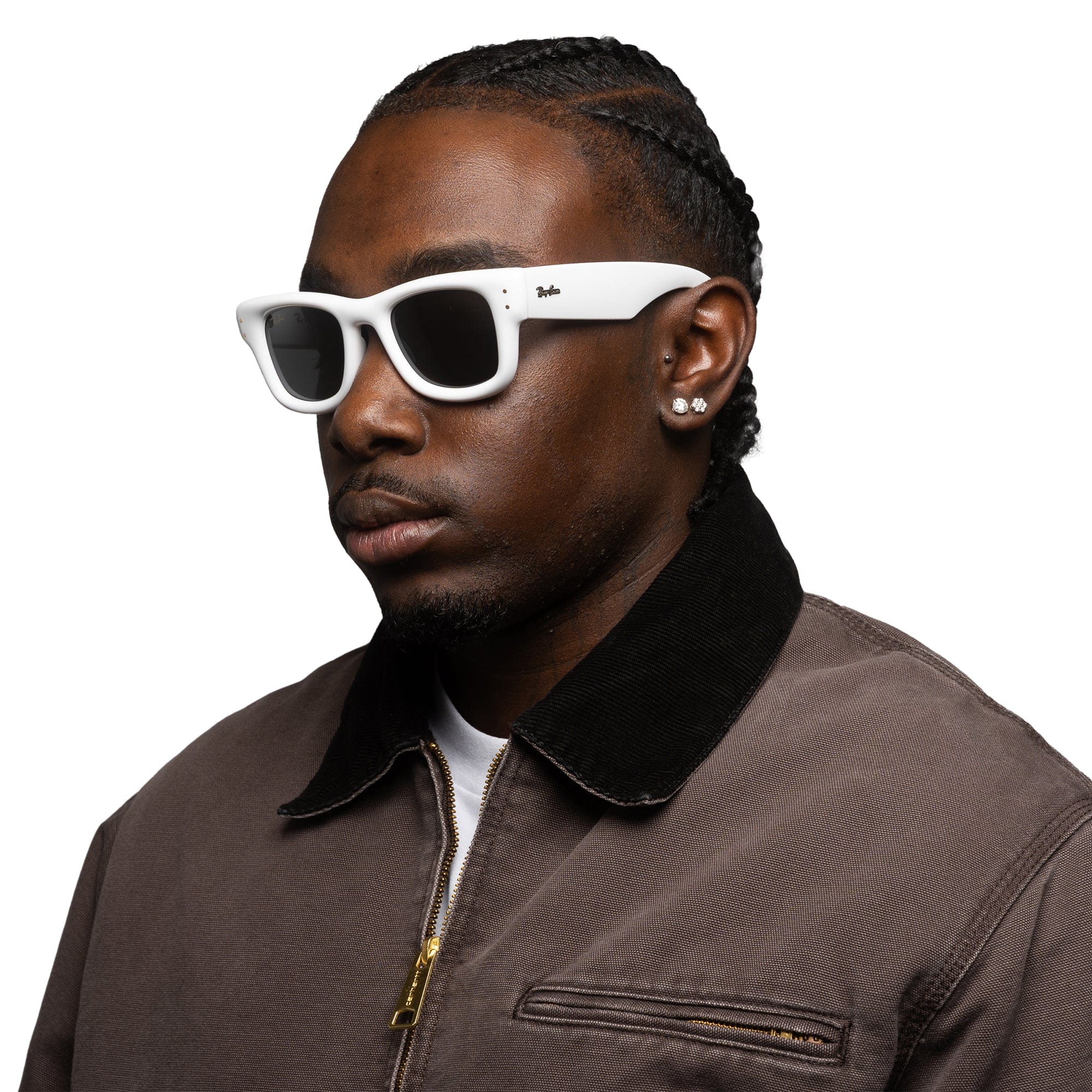 Rayban A$AP Rocky Wayfarer Puffer White 8784