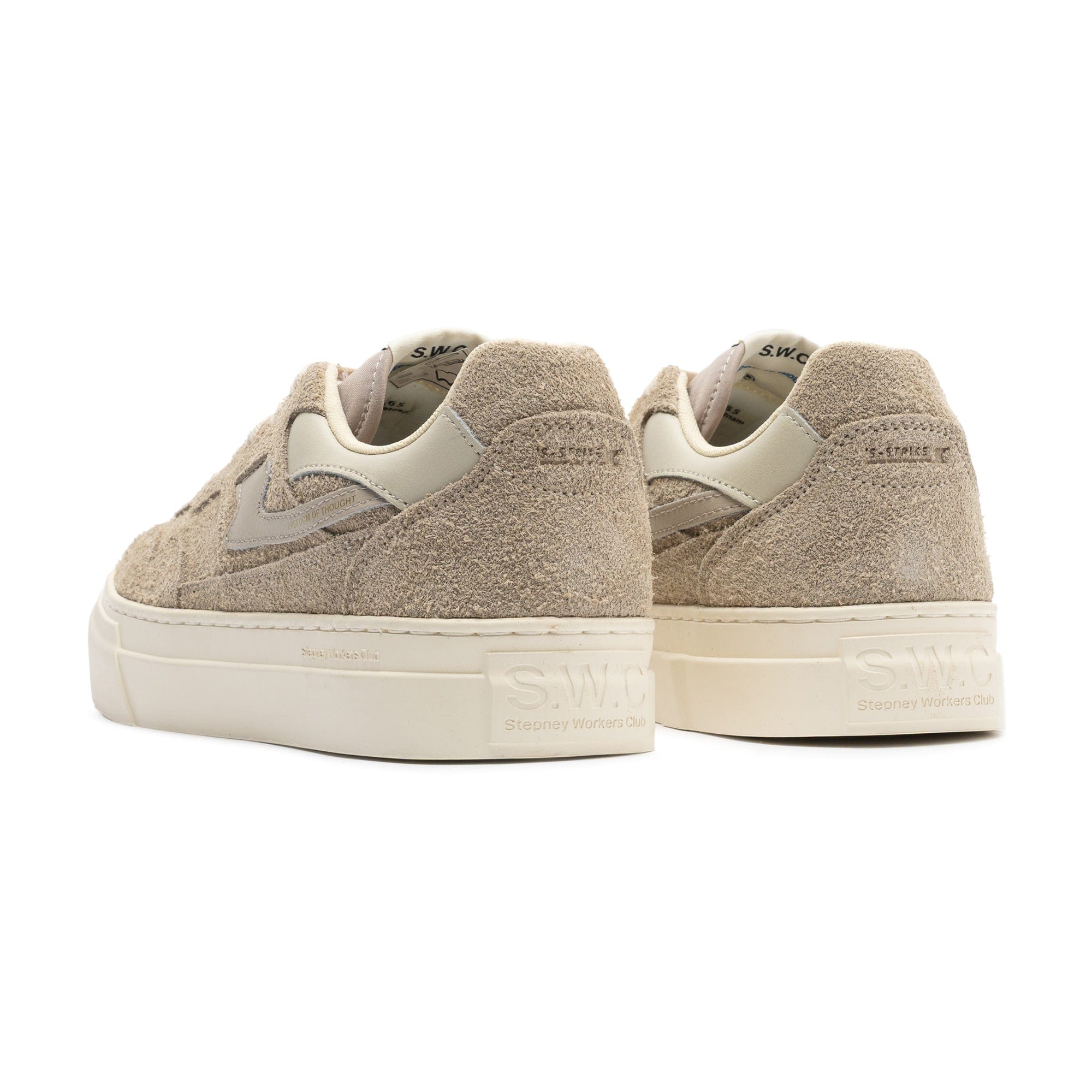 Stepney Workers Club Pearl S - Strike Raw Suede Taupe YA23065