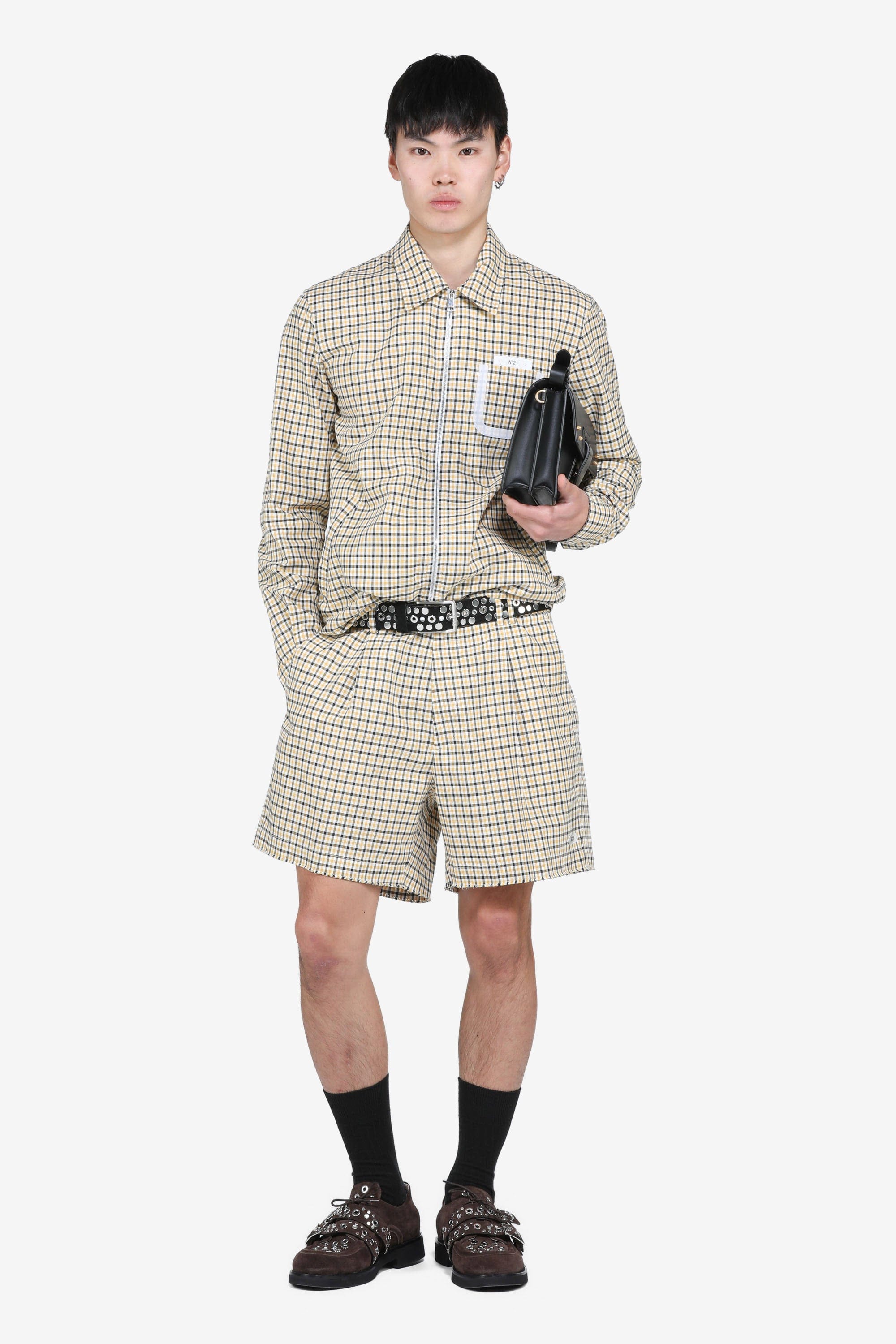 N21 Giacca camicia a quadretti