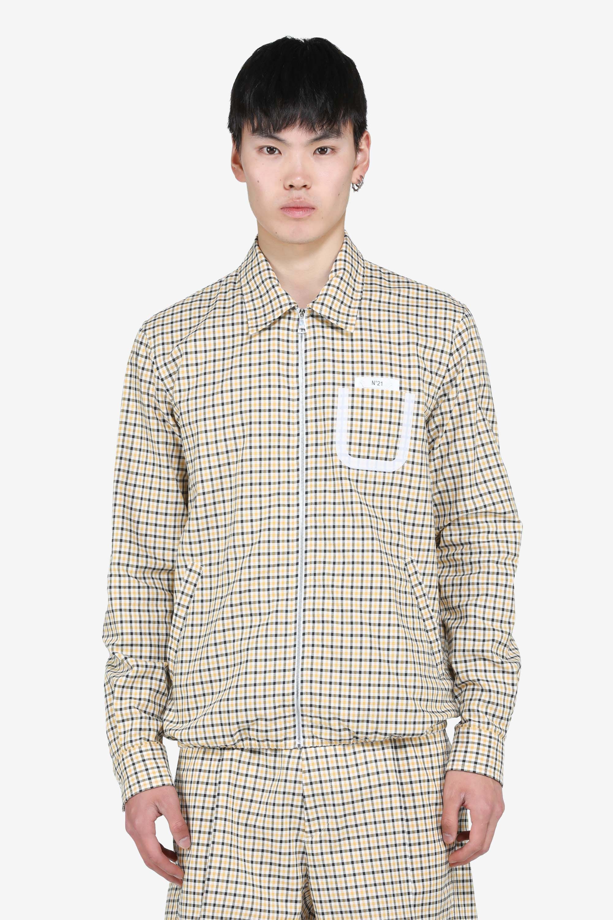 N21 Giacca camicia a quadretti