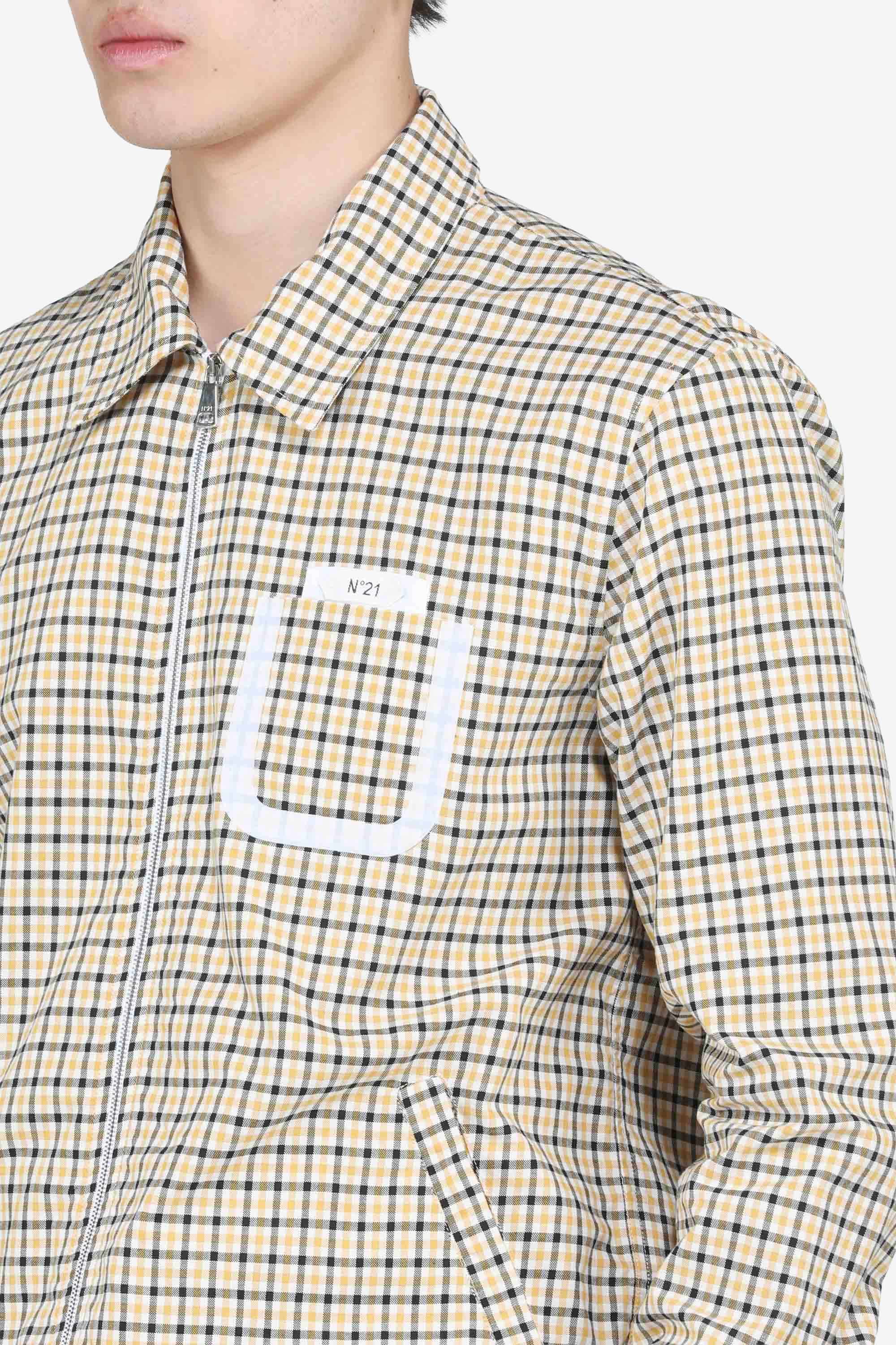 N21 Giacca camicia a quadretti